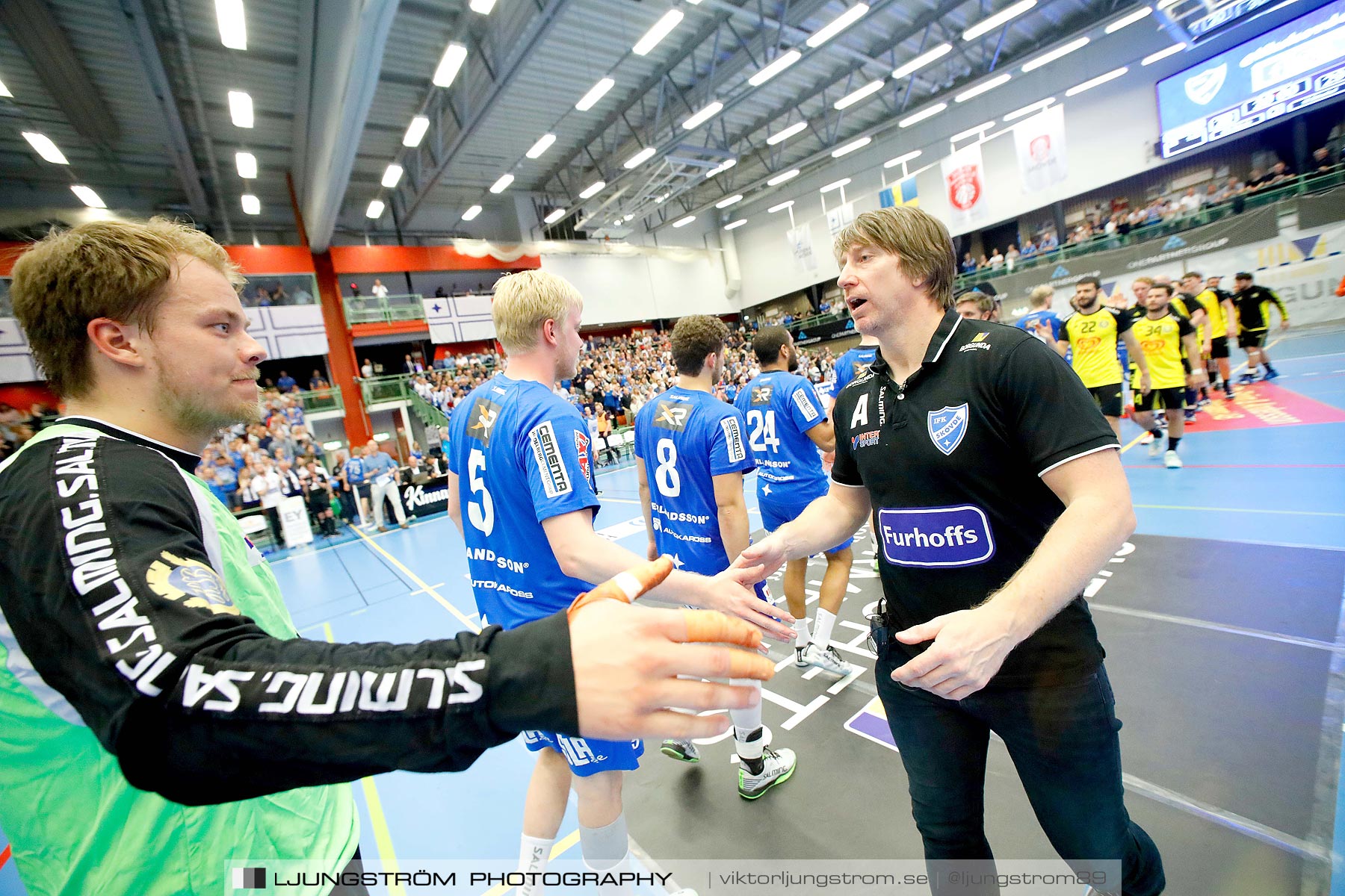 IFK Skövde HK-IK Sävehof 1/2-final 1 30-29,herr,Arena Skövde,Skövde,Sverige,Handboll,,2019,219455