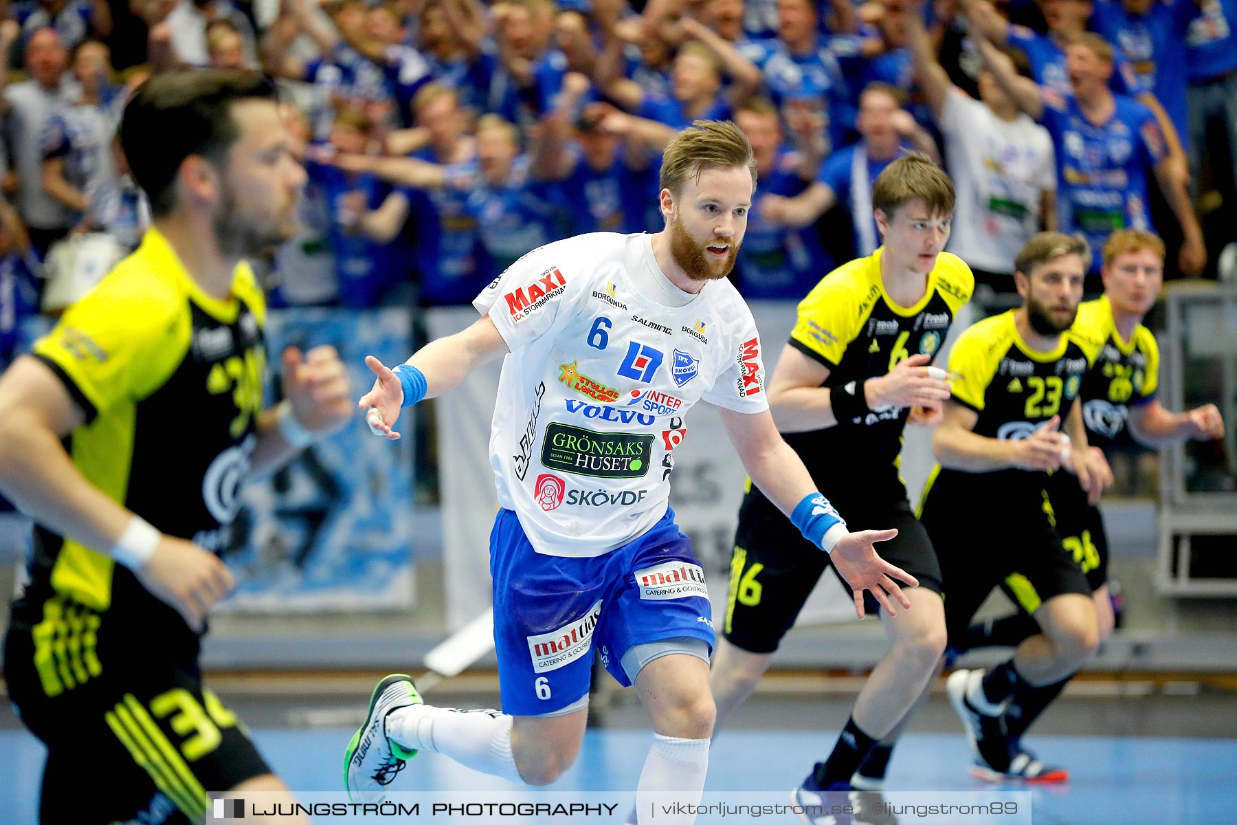 IK Sävehof-IFK Skövde HK 1/2-final 2 26-23,herr,Partille Arena,Partille,Sverige,Handboll,,2019,219473