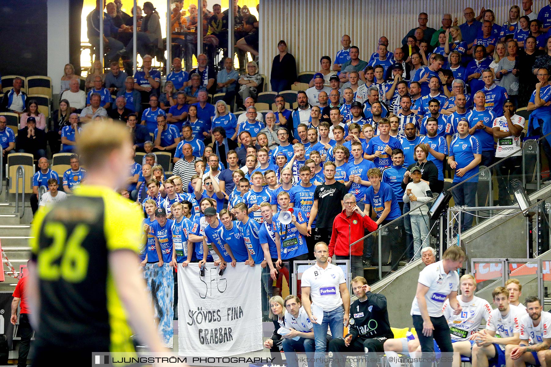 IK Sävehof-IFK Skövde HK 1/2-final 2 26-23,herr,Partille Arena,Partille,Sverige,Handboll,,2019,219483