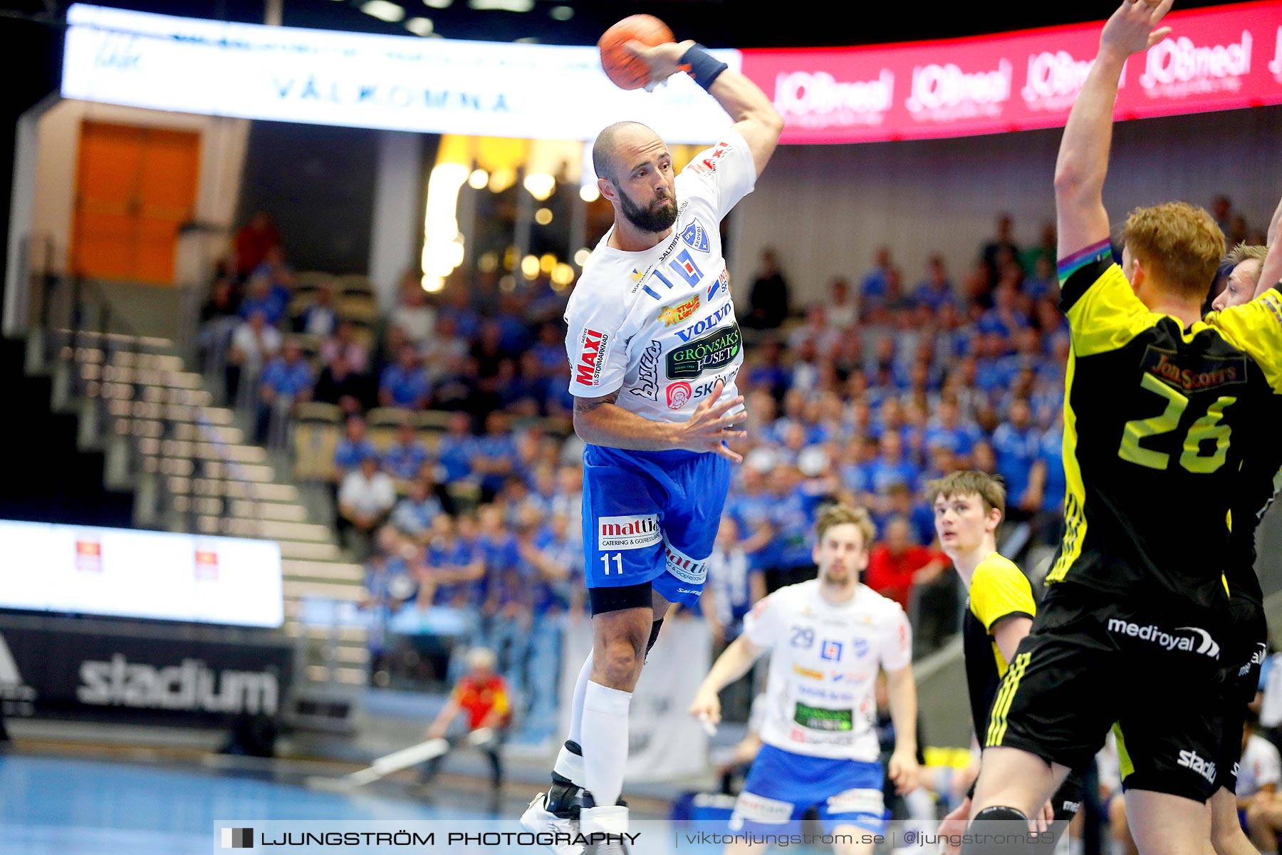 IK Sävehof-IFK Skövde HK 1/2-final 2 26-23,herr,Partille Arena,Partille,Sverige,Handboll,,2019,219486