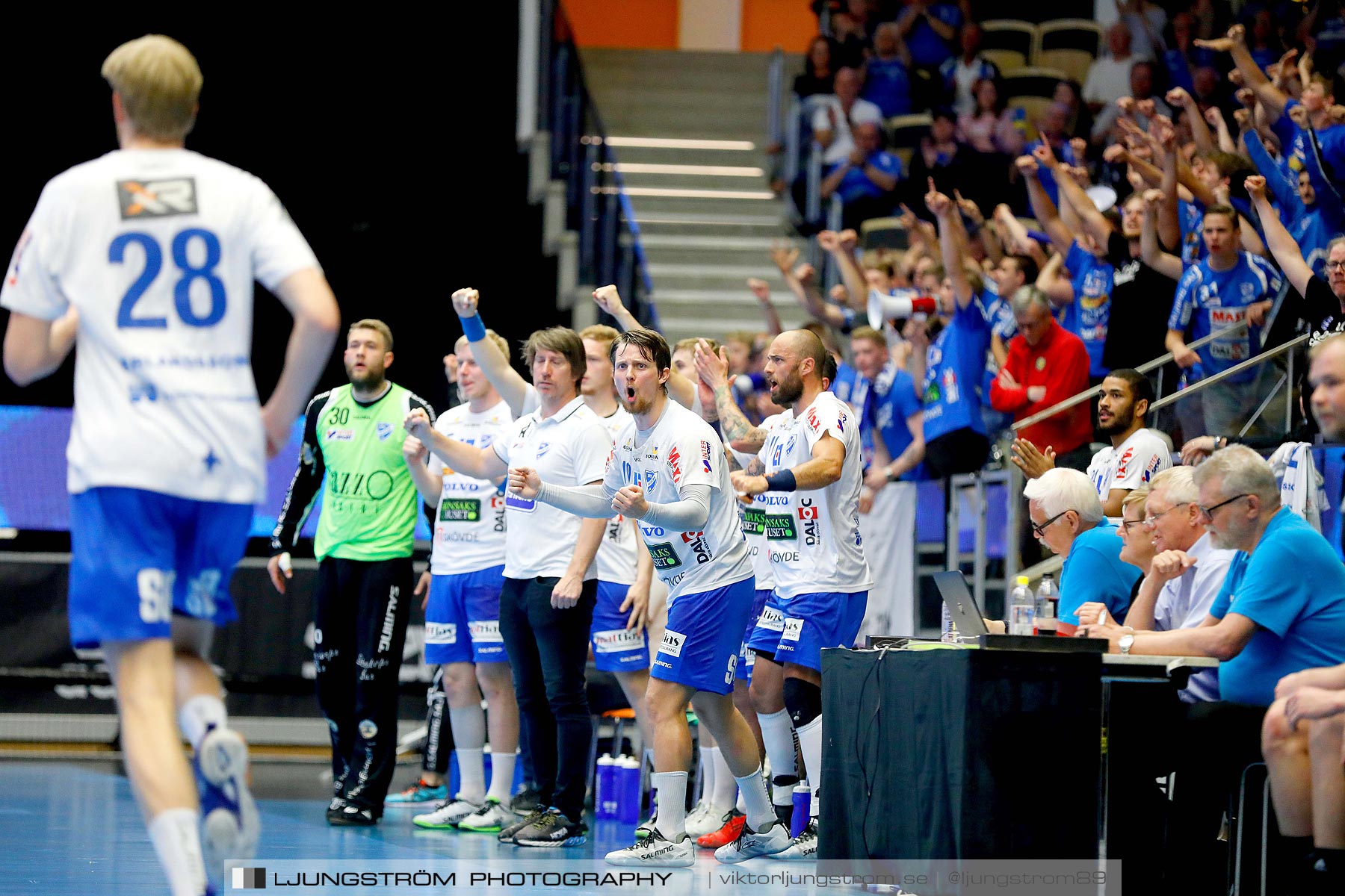 IK Sävehof-IFK Skövde HK 1/2-final 2 26-23,herr,Partille Arena,Partille,Sverige,Handboll,,2019,219492