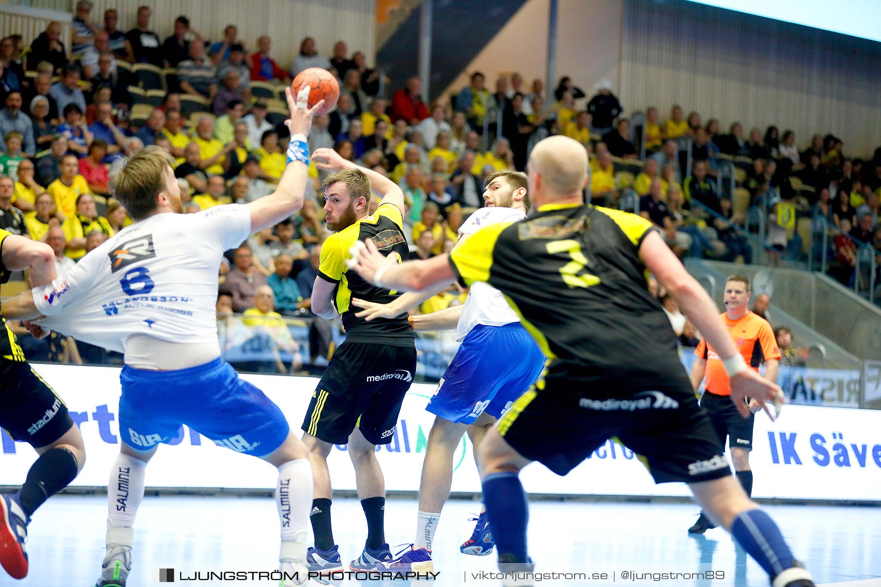 IK Sävehof-IFK Skövde HK 1/2-final 2 26-23,herr,Partille Arena,Partille,Sverige,Handboll,,2019,219495