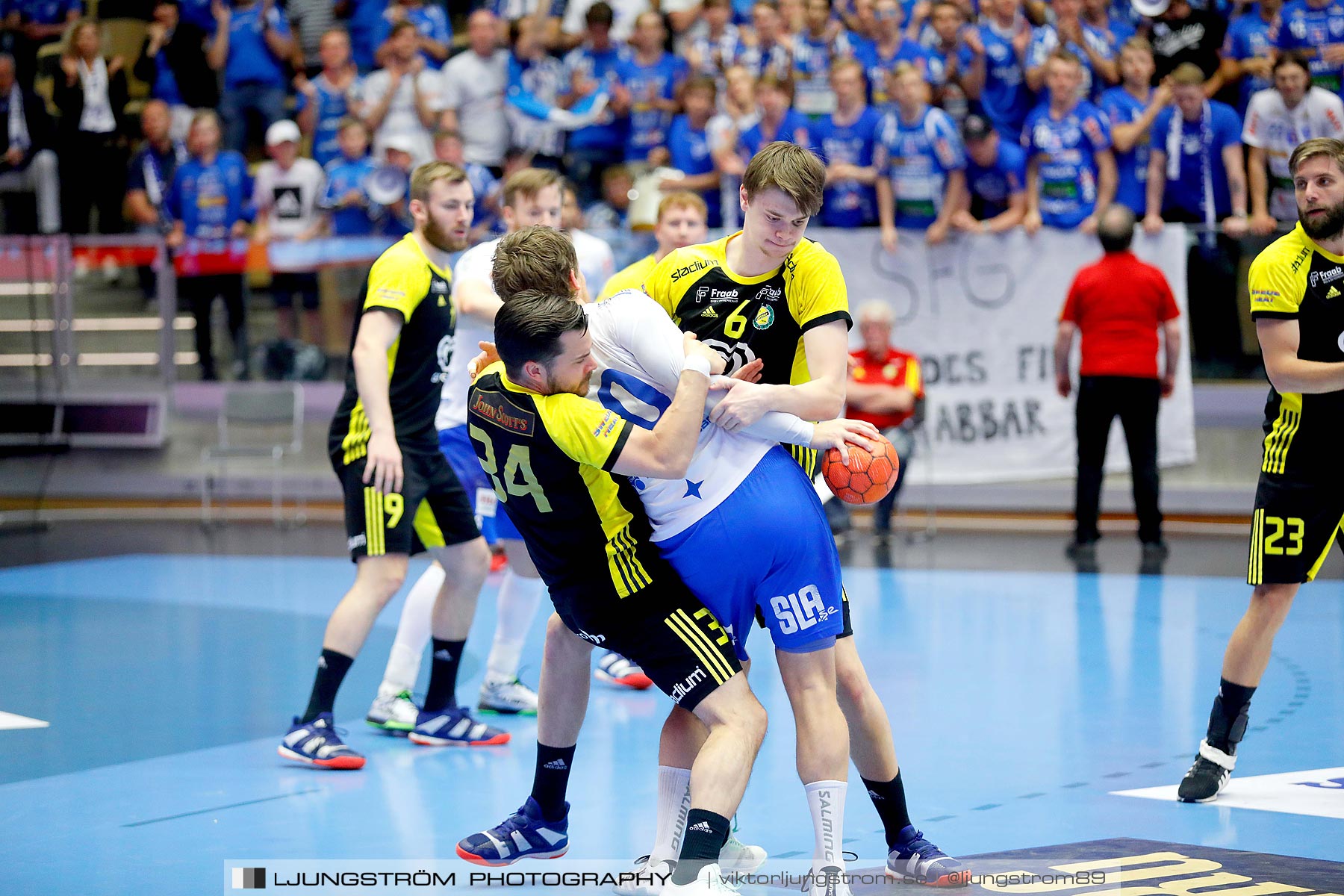 IK Sävehof-IFK Skövde HK 1/2-final 2 26-23,herr,Partille Arena,Partille,Sverige,Handboll,,2019,219517