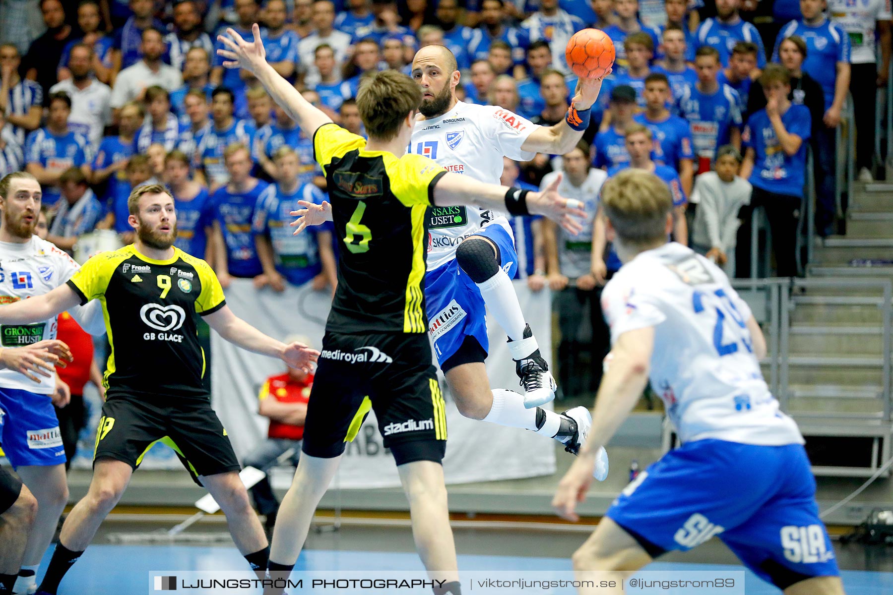 IK Sävehof-IFK Skövde HK 1/2-final 2 26-23,herr,Partille Arena,Partille,Sverige,Handboll,,2019,219530