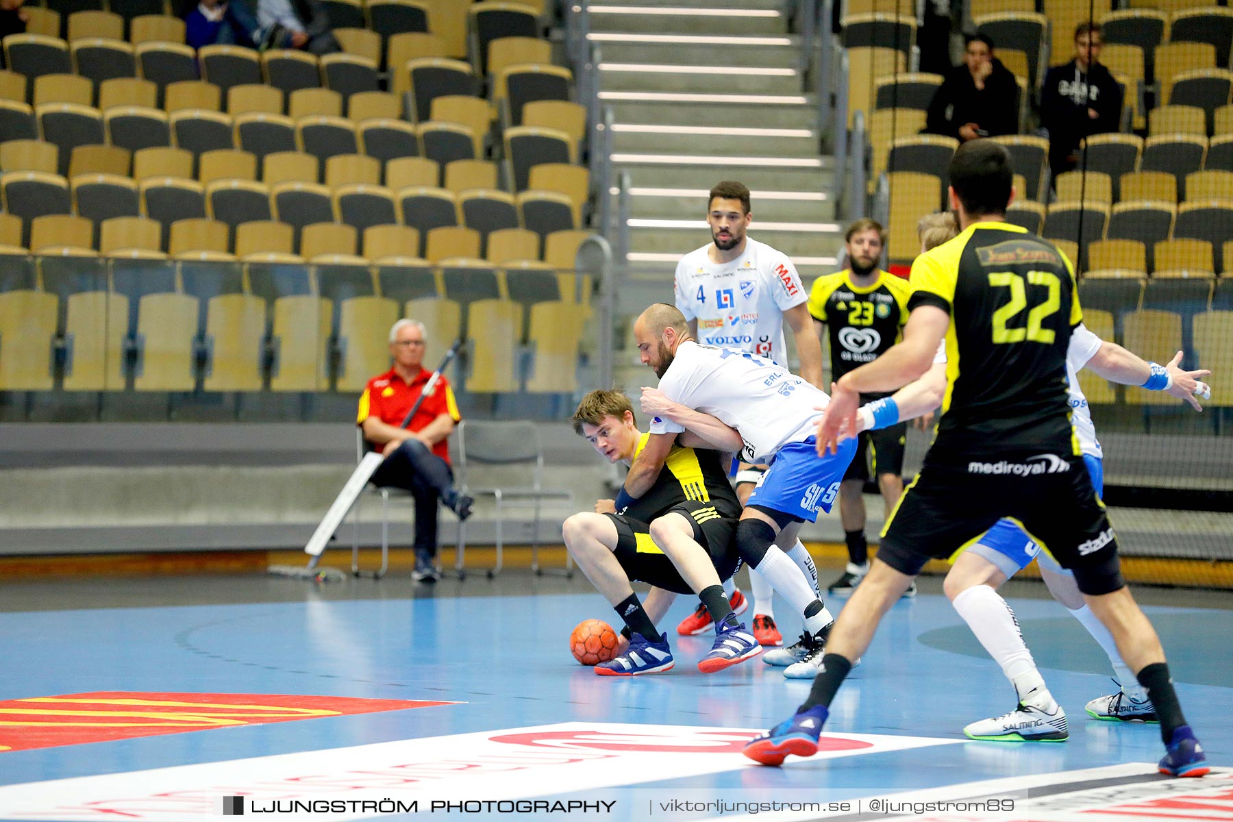 IK Sävehof-IFK Skövde HK 1/2-final 2 26-23,herr,Partille Arena,Partille,Sverige,Handboll,,2019,219534