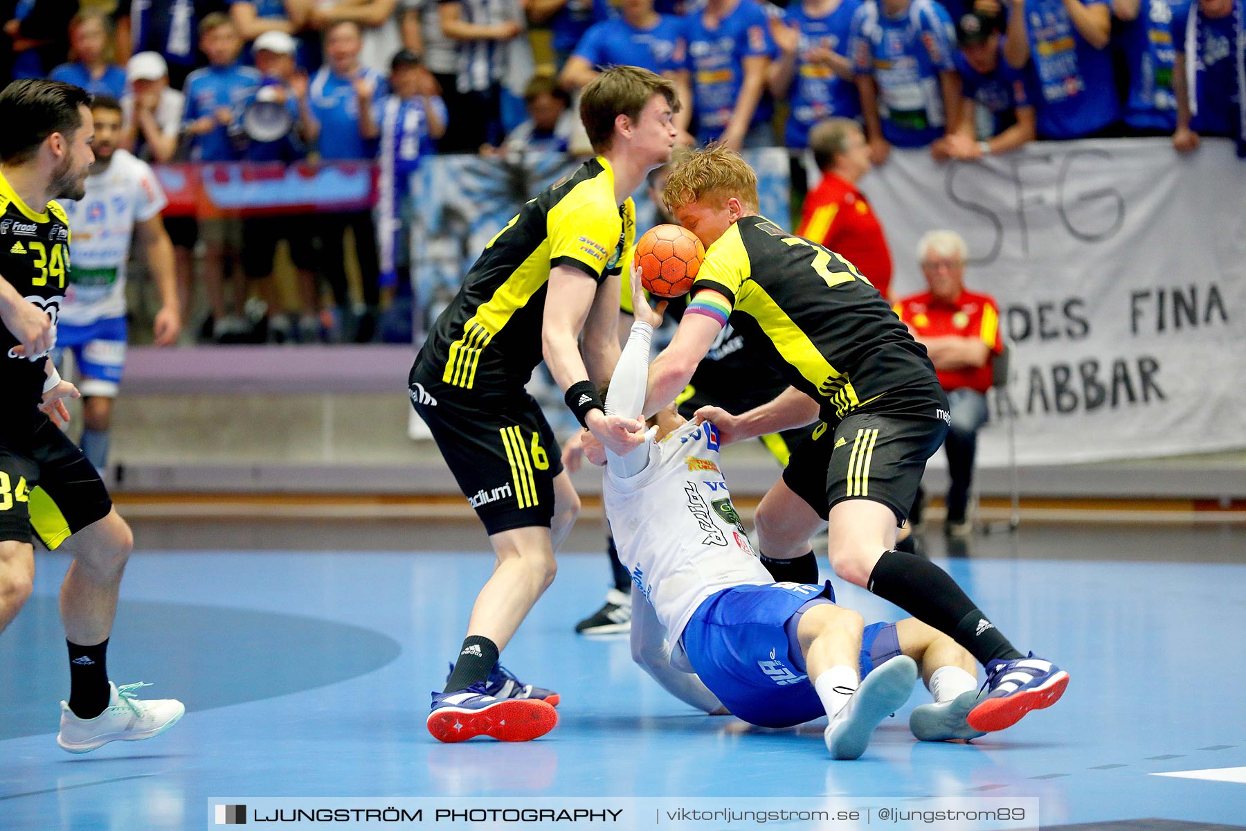 IK Sävehof-IFK Skövde HK 1/2-final 2 26-23,herr,Partille Arena,Partille,Sverige,Handboll,,2019,219538