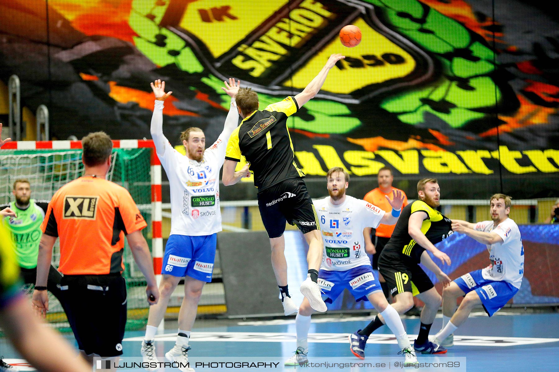 IK Sävehof-IFK Skövde HK 1/2-final 2 26-23,herr,Partille Arena,Partille,Sverige,Handboll,,2019,219540