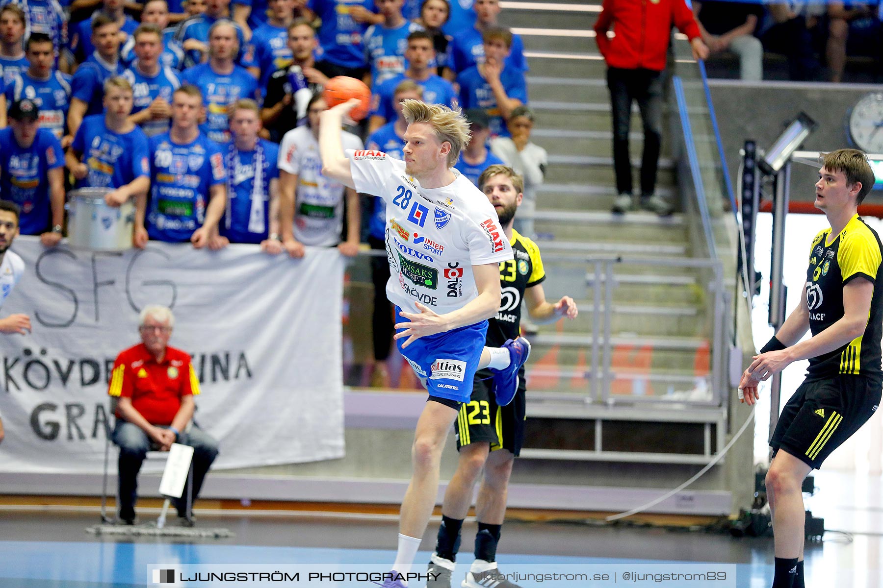 IK Sävehof-IFK Skövde HK 1/2-final 2 26-23,herr,Partille Arena,Partille,Sverige,Handboll,,2019,219555