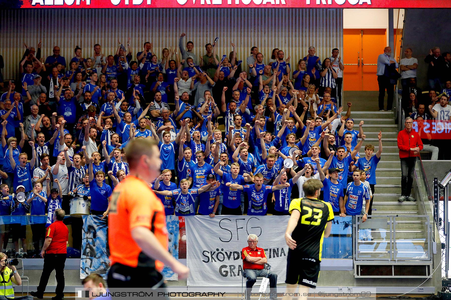 IK Sävehof-IFK Skövde HK 1/2-final 2 26-23,herr,Partille Arena,Partille,Sverige,Handboll,,2019,219571