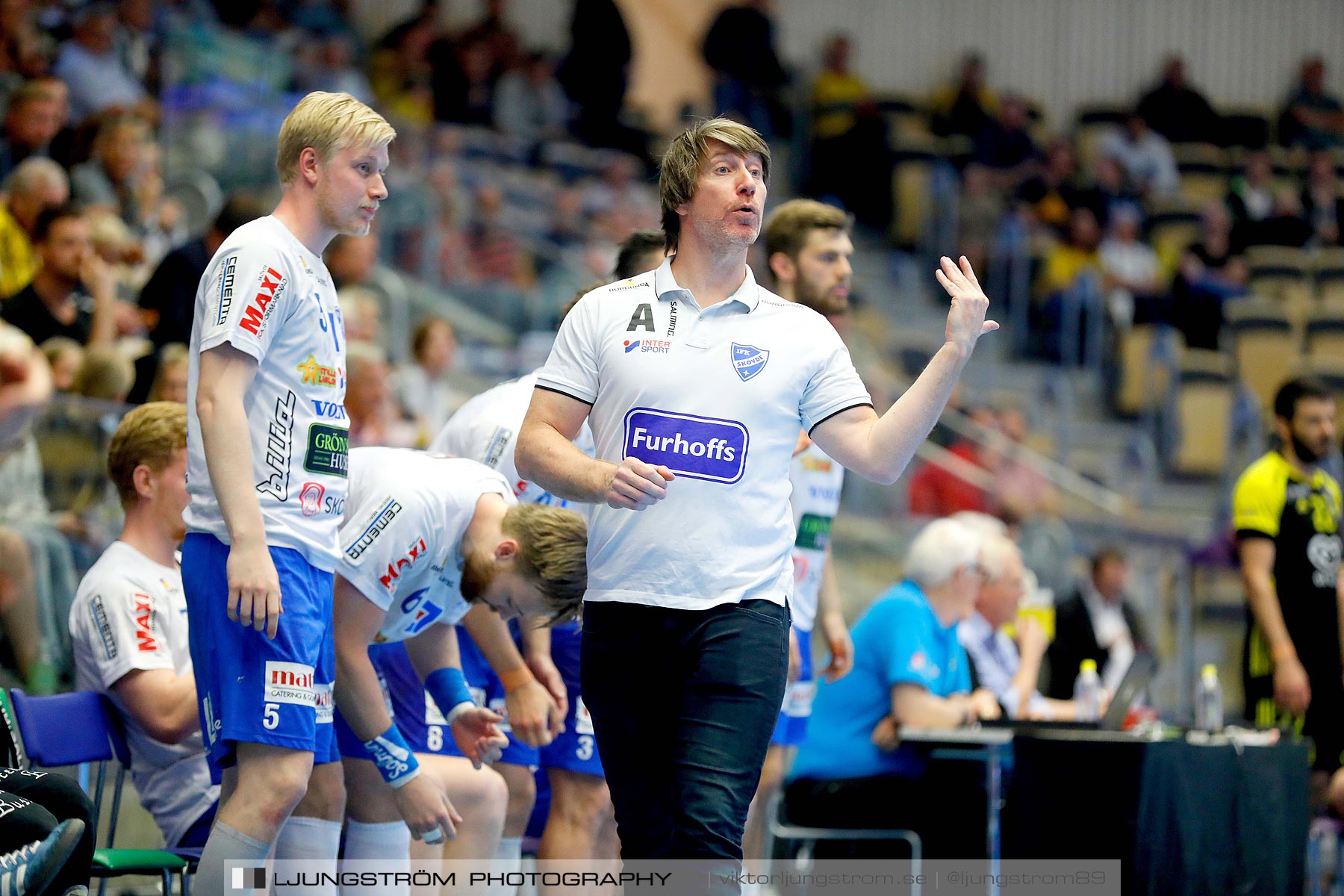 IK Sävehof-IFK Skövde HK 1/2-final 2 26-23,herr,Partille Arena,Partille,Sverige,Handboll,,2019,219621