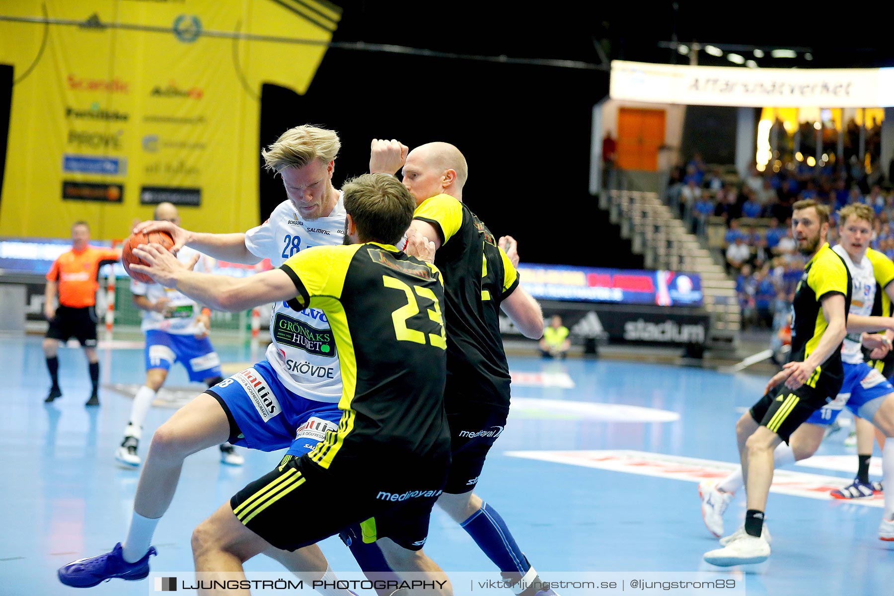 IK Sävehof-IFK Skövde HK 1/2-final 2 26-23,herr,Partille Arena,Partille,Sverige,Handboll,,2019,219646