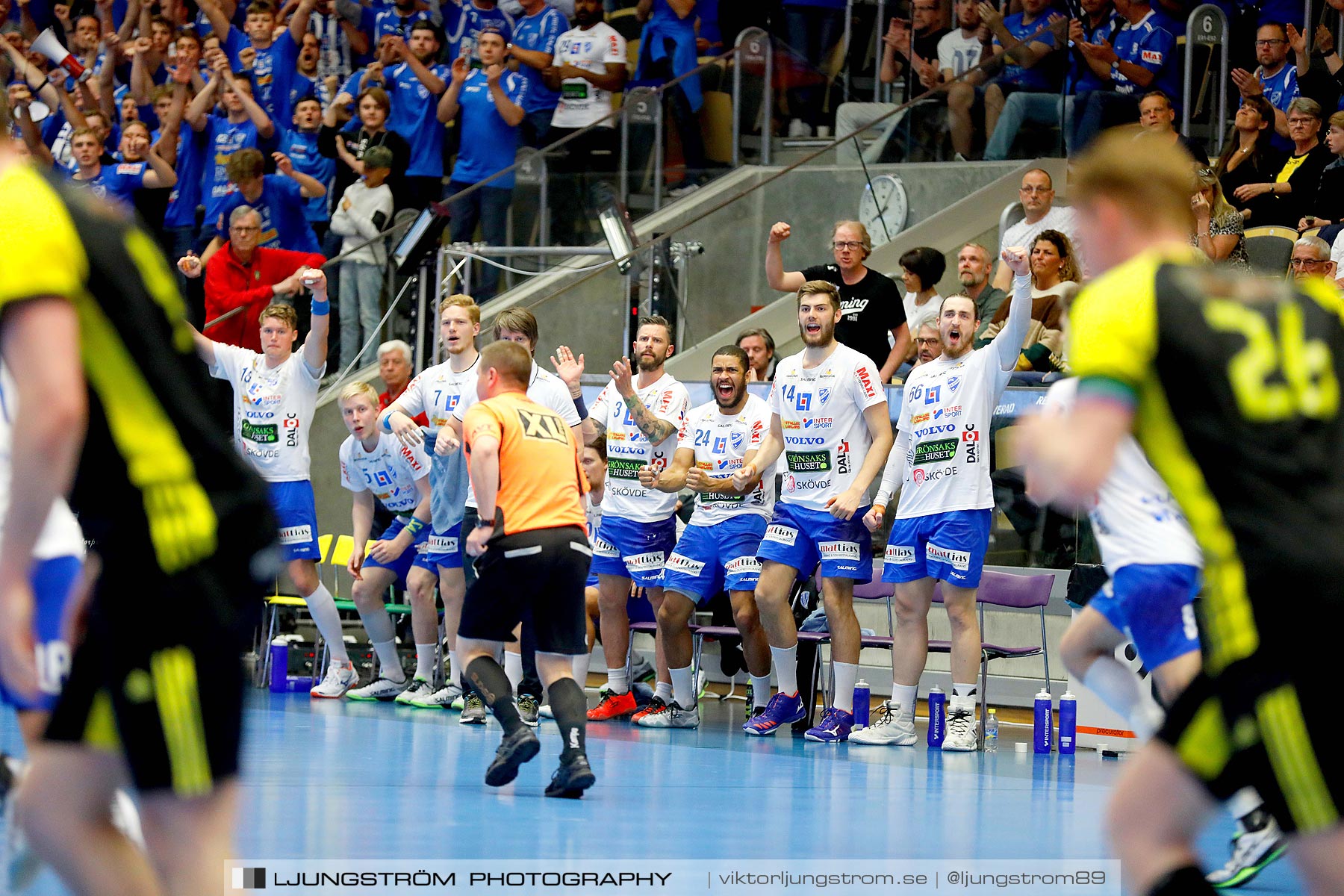 IK Sävehof-IFK Skövde HK 1/2-final 2 26-23,herr,Partille Arena,Partille,Sverige,Handboll,,2019,219656