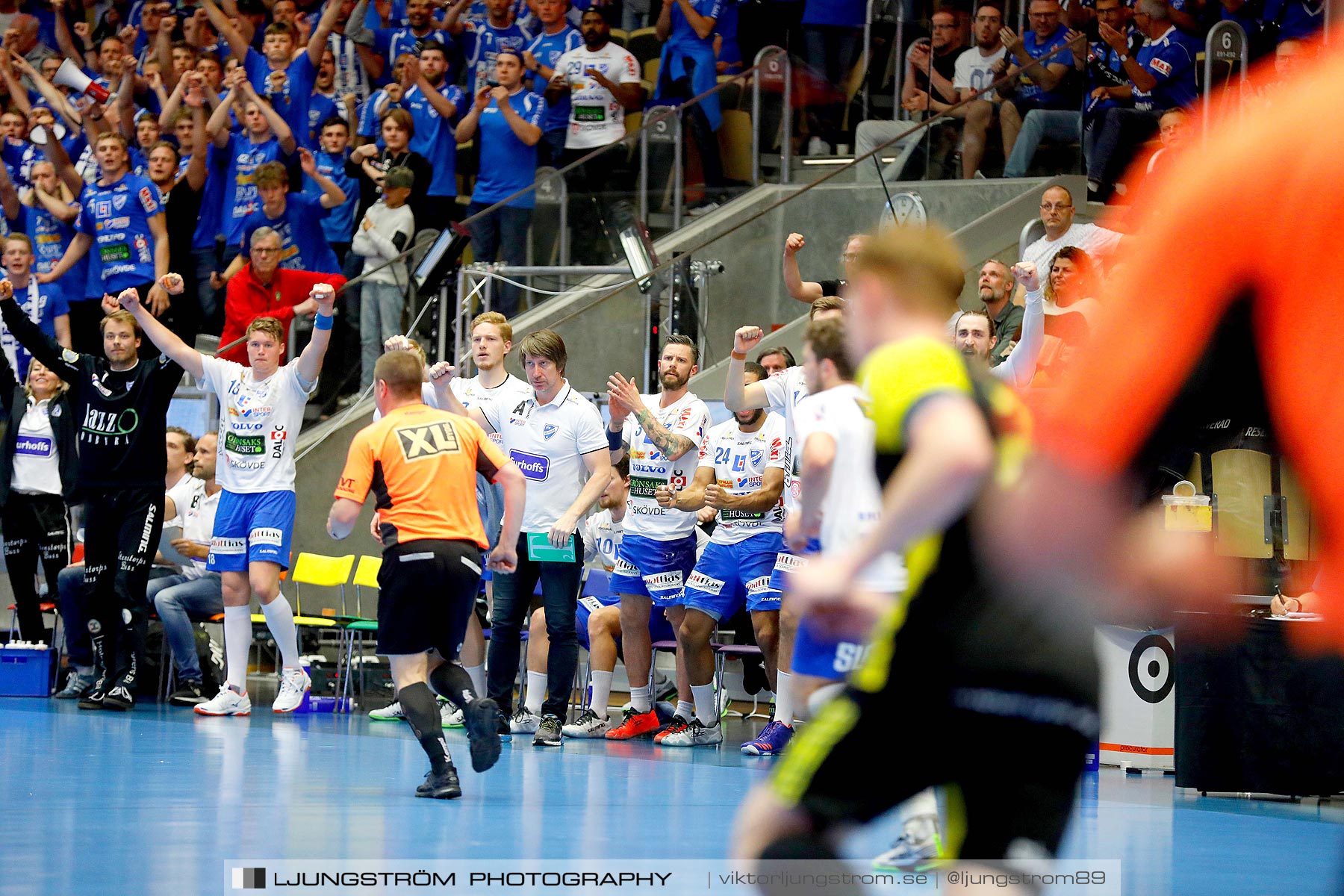 IK Sävehof-IFK Skövde HK 1/2-final 2 26-23,herr,Partille Arena,Partille,Sverige,Handboll,,2019,219657