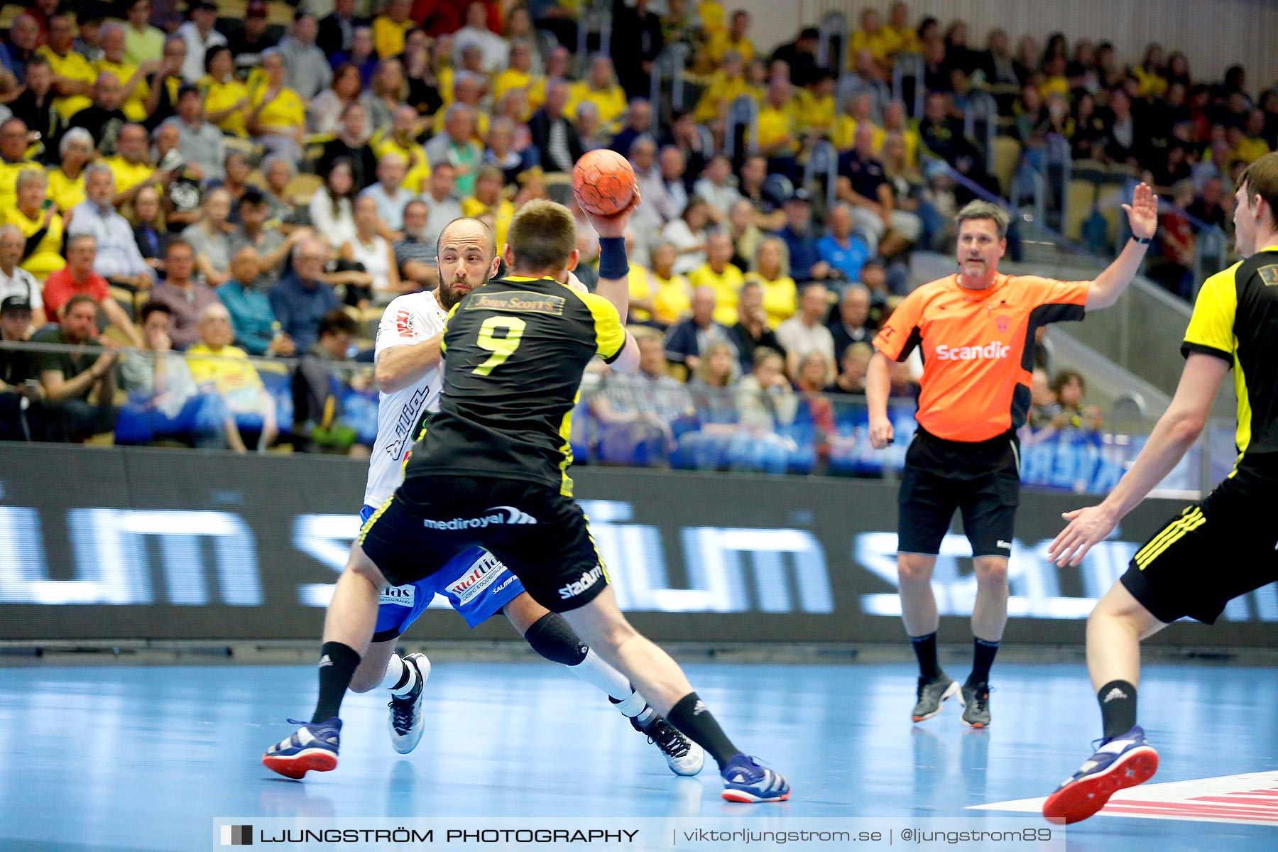 IK Sävehof-IFK Skövde HK 1/2-final 2 26-23,herr,Partille Arena,Partille,Sverige,Handboll,,2019,219676