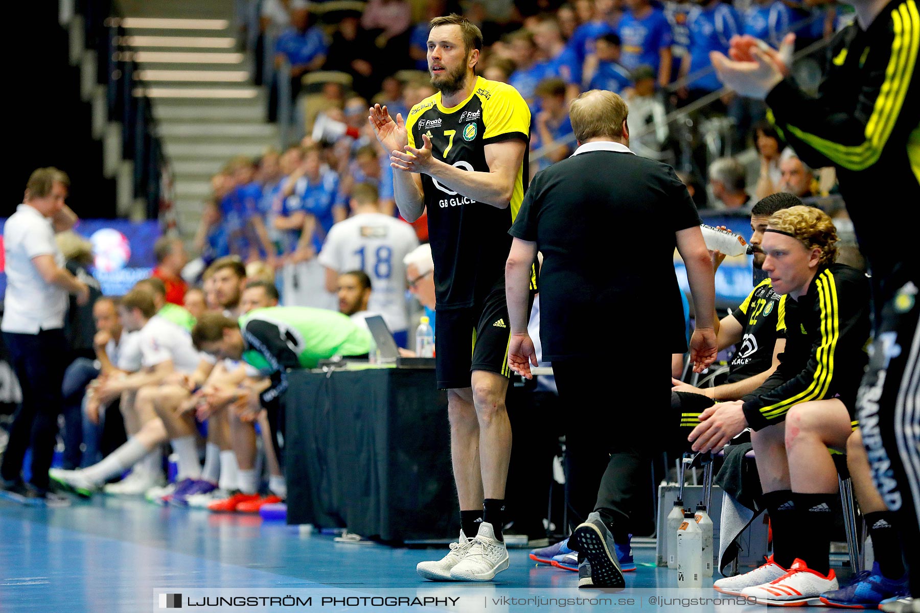 IK Sävehof-IFK Skövde HK 1/2-final 2 26-23,herr,Partille Arena,Partille,Sverige,Handboll,,2019,219683