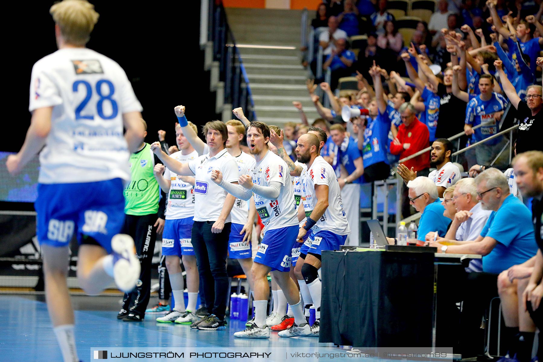 IK Sävehof-IFK Skövde HK 1/2-final 2 26-23,herr,Partille Arena,Partille,Sverige,Handboll,,2019,219693