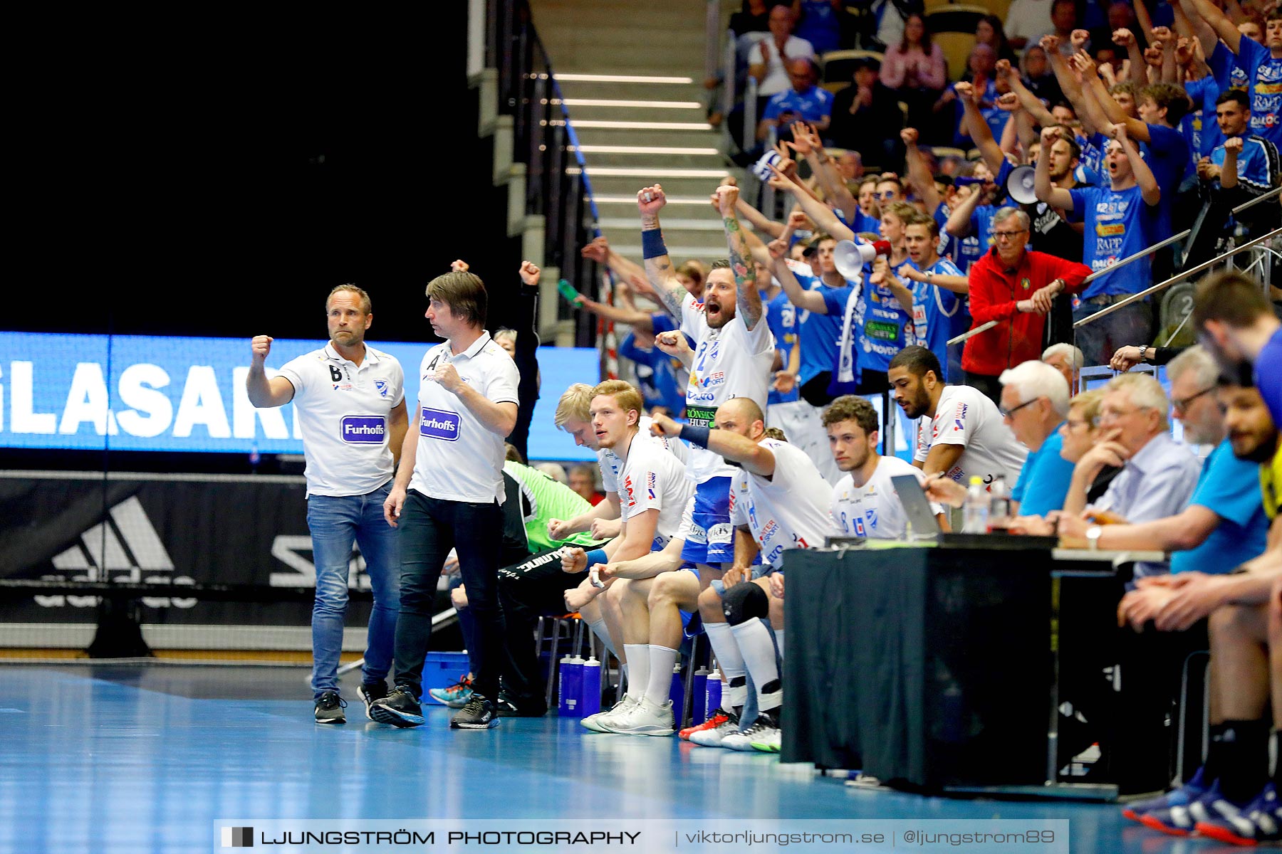 IK Sävehof-IFK Skövde HK 1/2-final 2 26-23,herr,Partille Arena,Partille,Sverige,Handboll,,2019,219696