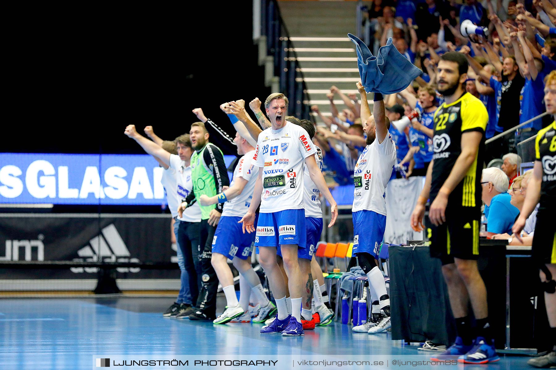 IK Sävehof-IFK Skövde HK 1/2-final 2 26-23,herr,Partille Arena,Partille,Sverige,Handboll,,2019,219701