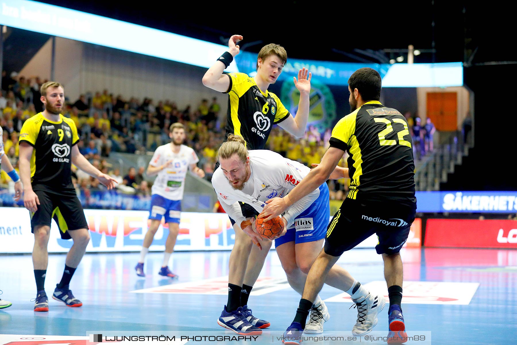 IK Sävehof-IFK Skövde HK 1/2-final 2 26-23,herr,Partille Arena,Partille,Sverige,Handboll,,2019,219705