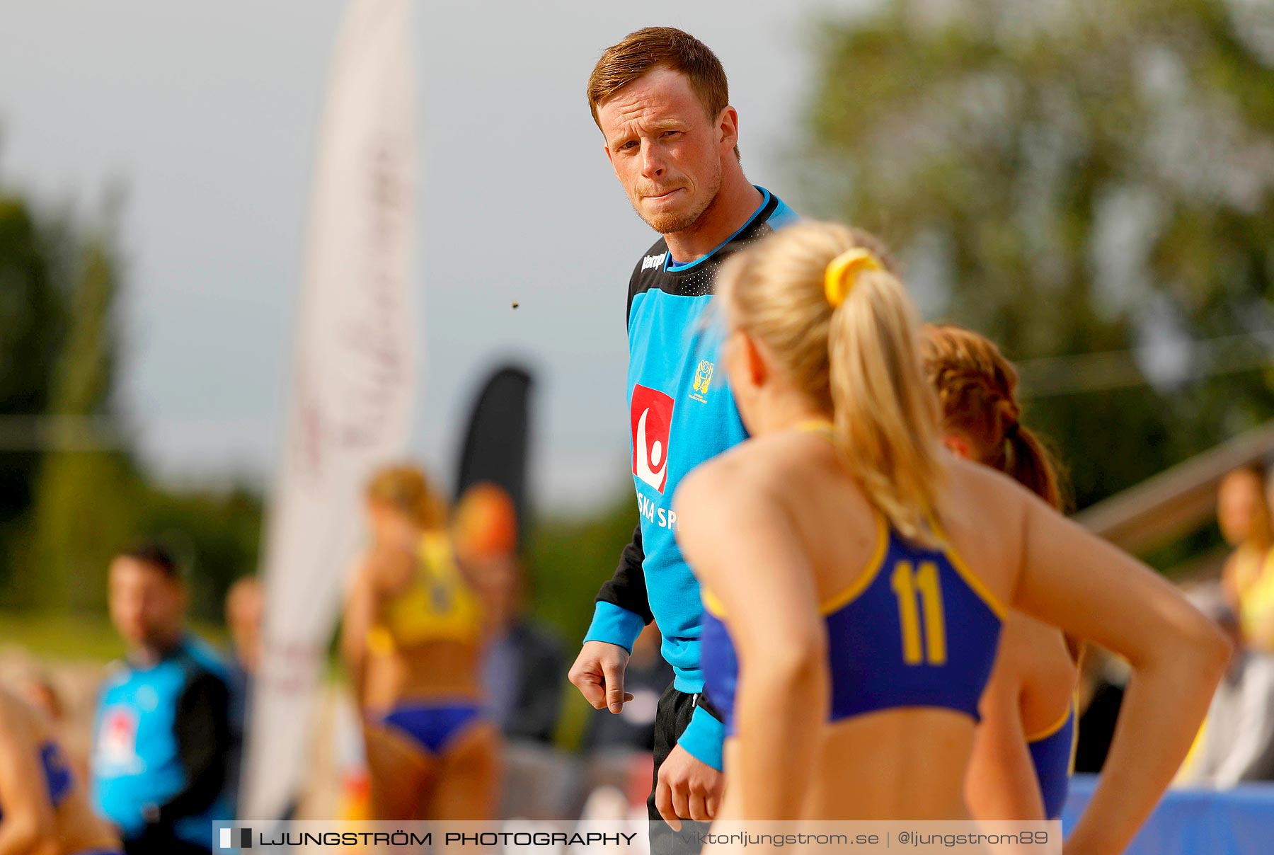 Sverige-Norge Damer 2-1,dam,Sturebadet,Ulricehamn,Sverige,Beachhandboll,Handboll,2019,220802