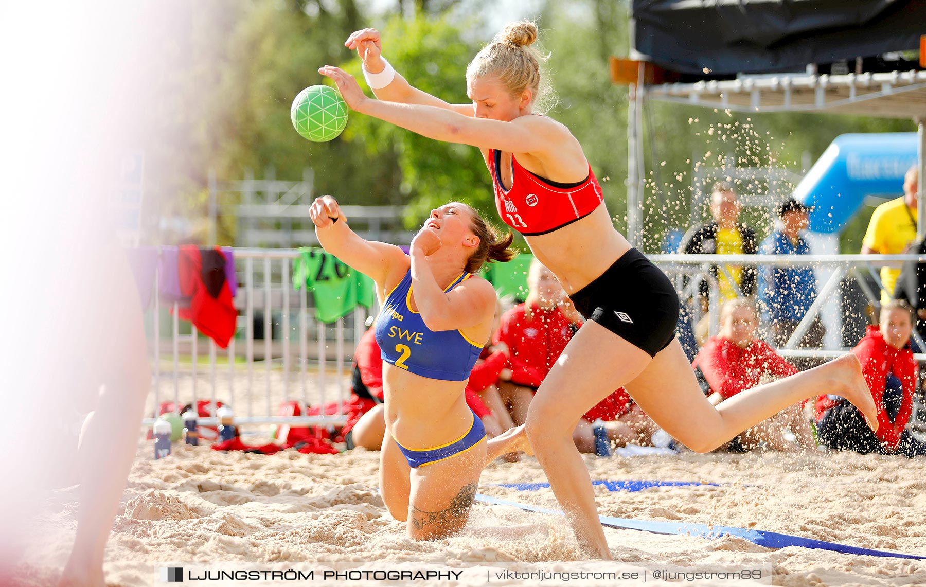 Sverige-Norge Damer 2-1,dam,Sturebadet,Ulricehamn,Sverige,Beachhandboll,Handboll,2019,220813