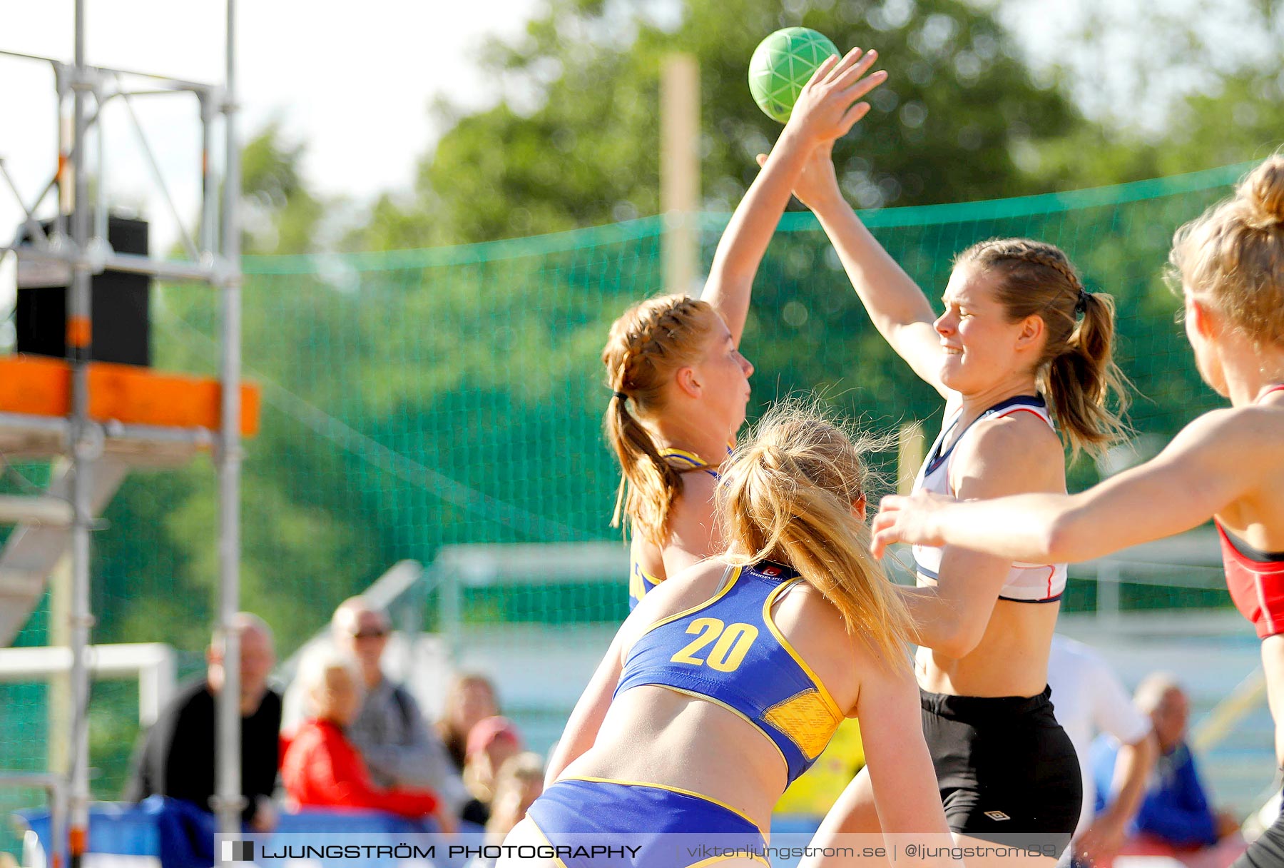 Sverige-Norge Damer 2-1,dam,Sturebadet,Ulricehamn,Sverige,Beachhandboll,Handboll,2019,220842