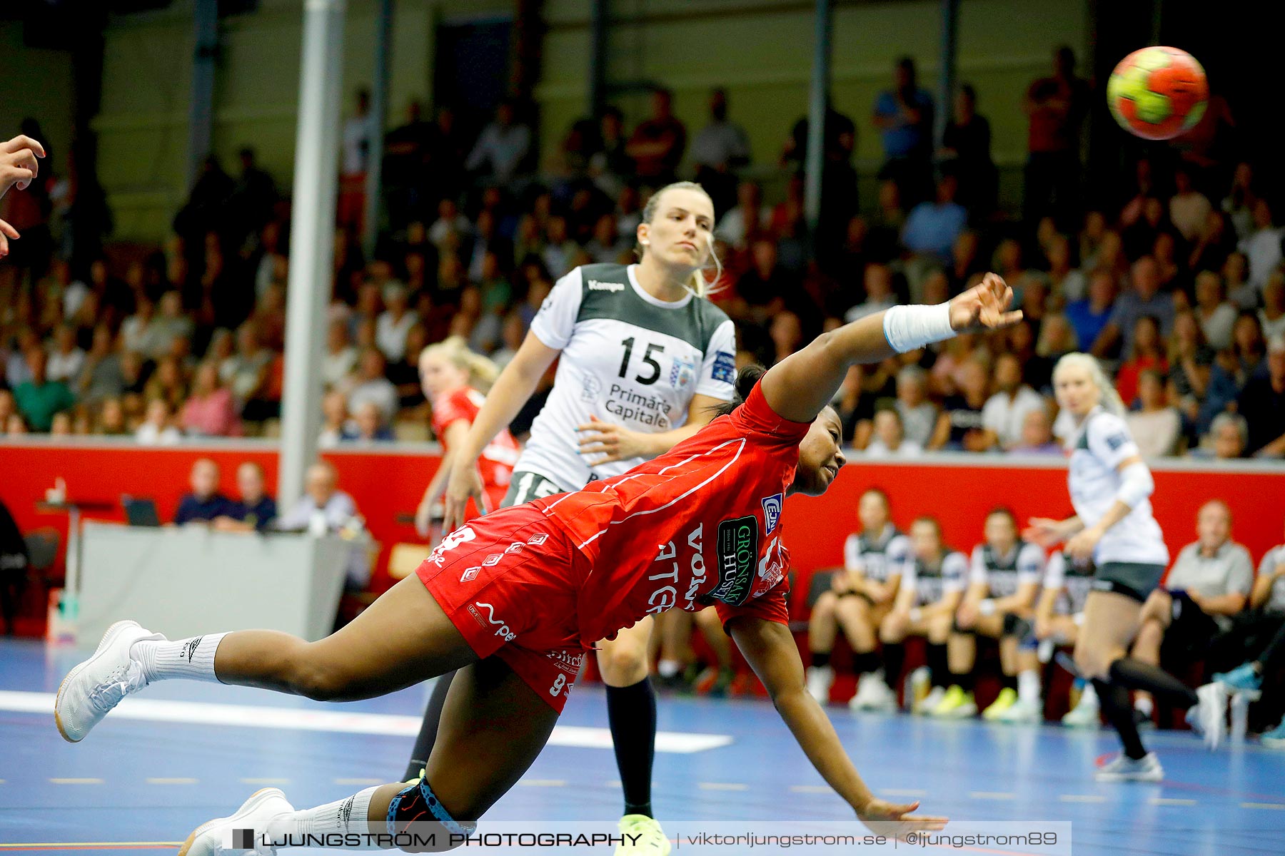 Annliz Cup Skövde HF-CSM București 20-24,dam,Skövde Idrottshall,Skövde,Sverige,Handboll,,2019,220918