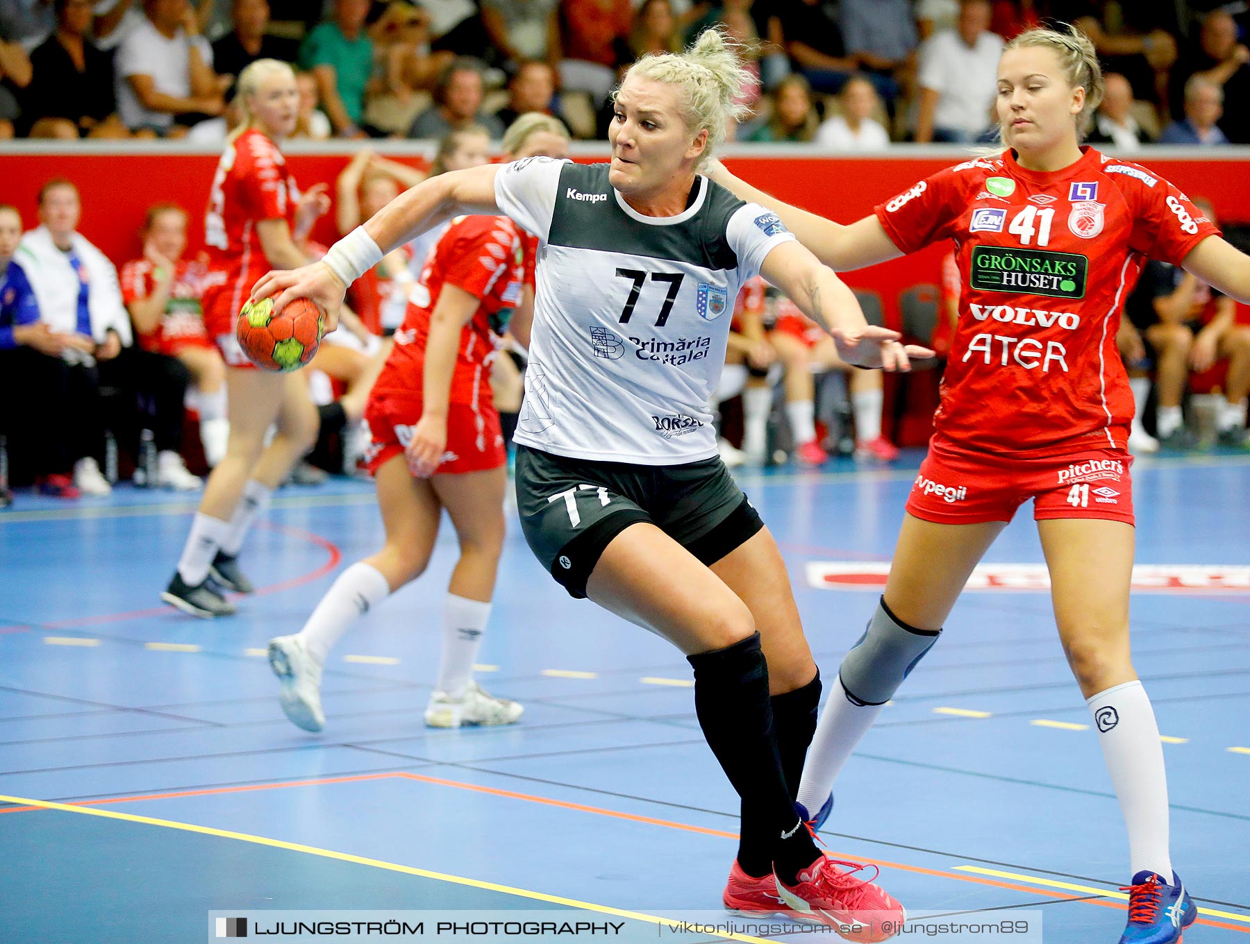 Annliz Cup Skövde HF-CSM București 20-24,dam,Skövde Idrottshall,Skövde,Sverige,Handboll,,2019,221000