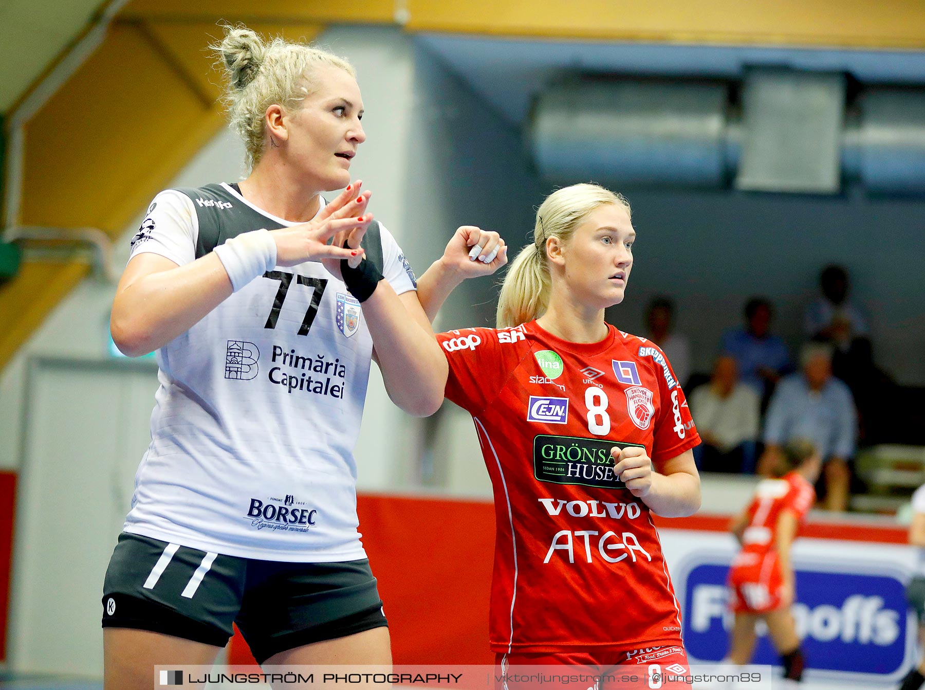 Annliz Cup Skövde HF-CSM București 20-24,dam,Skövde Idrottshall,Skövde,Sverige,Handboll,,2019,221033