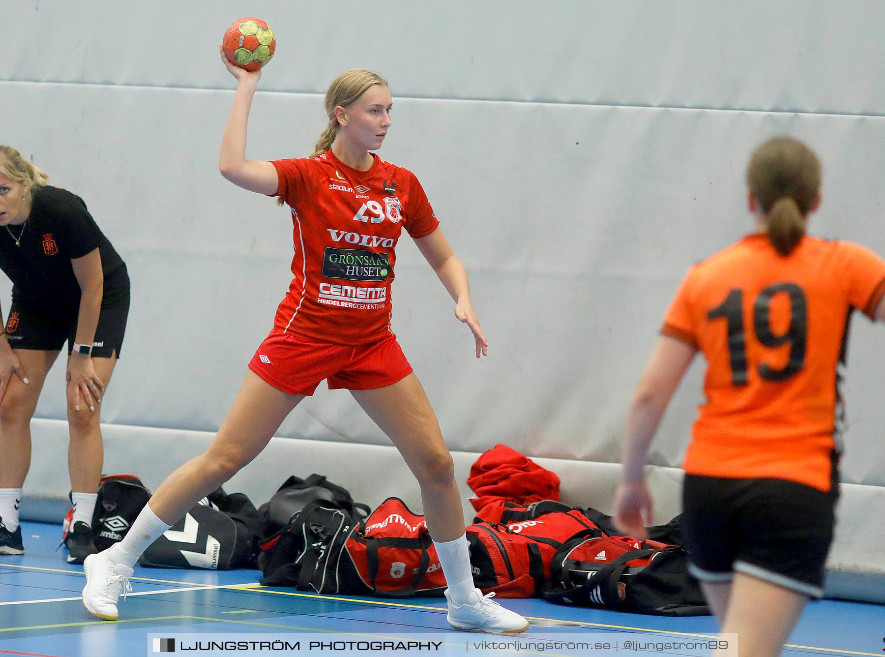 Annliz Cup F16-1 Skövde HF-Stockholmspolisen IF HF 23-16,dam,Arena Skövde,Skövde,Sverige,Handboll,,2019,221837