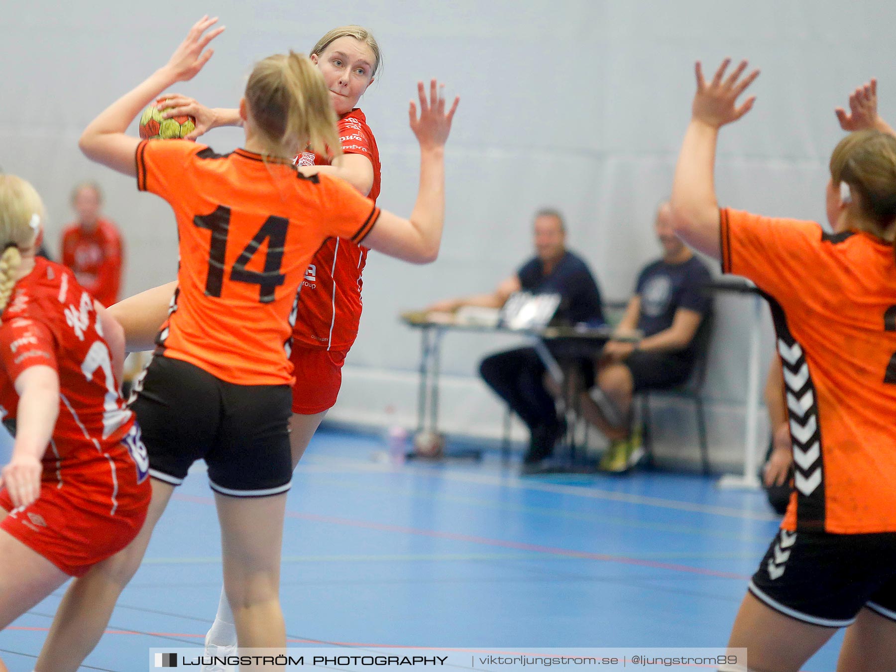 Annliz Cup F16-1 Skövde HF-Stockholmspolisen IF HF 23-16,dam,Arena Skövde,Skövde,Sverige,Handboll,,2019,221845