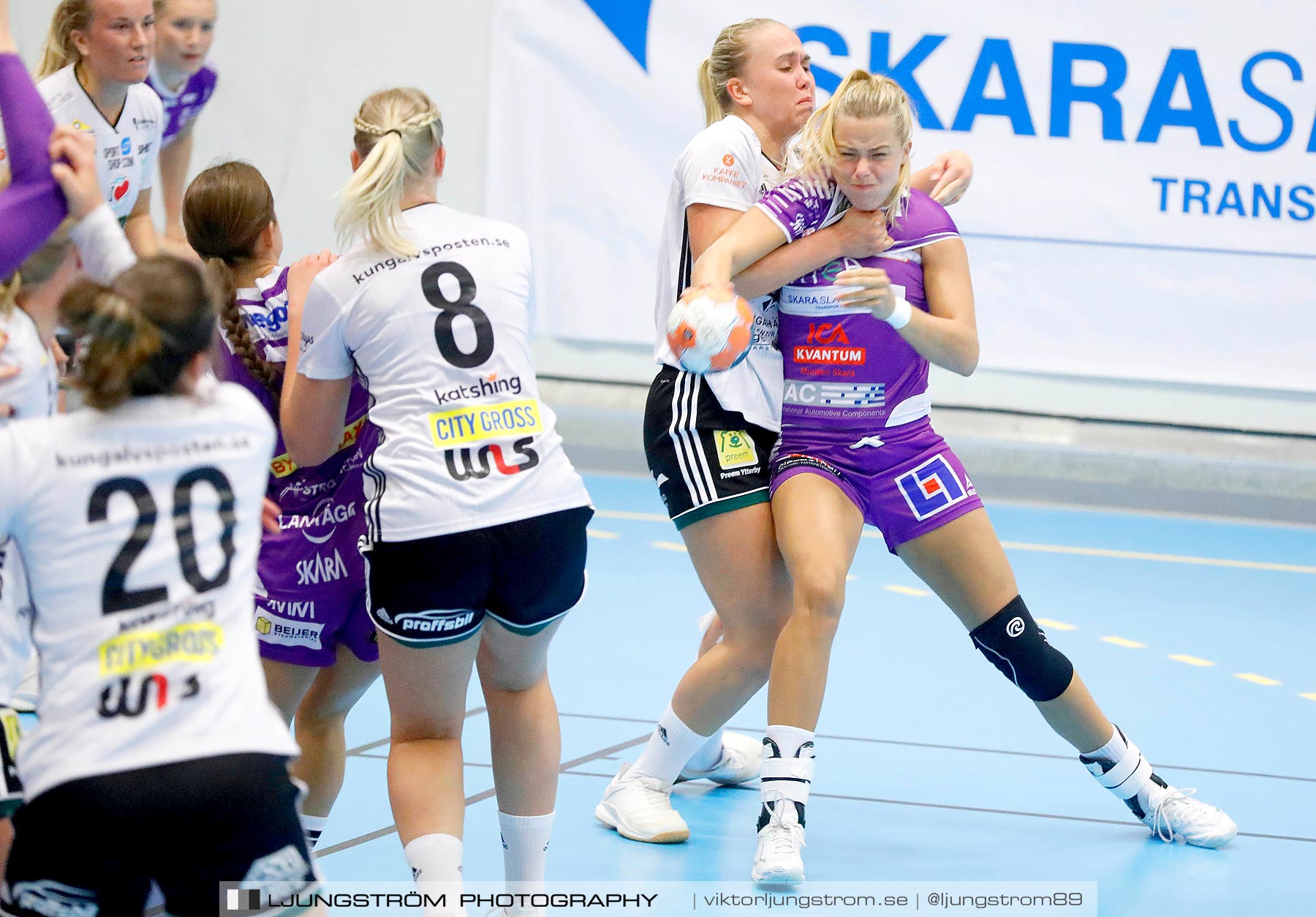 Skara HF-Kungälvs HK 22-21,dam,Skara Idrottshall,Skara,Sverige,Handboll,,2019,222820