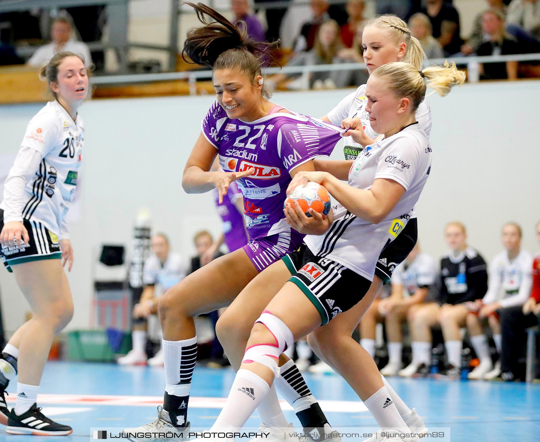 Skara HF-Kungälvs HK 22-21,dam,Skara Idrottshall,Skara,Sverige,Handboll,,2019,222837