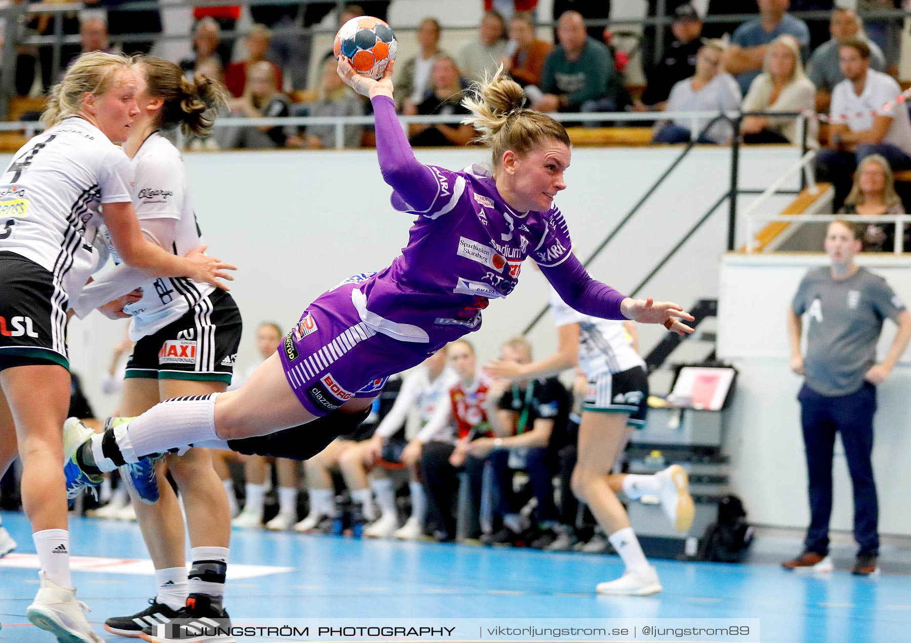 Skara HF-Kungälvs HK 22-21,dam,Skara Idrottshall,Skara,Sverige,Handboll,,2019,222843