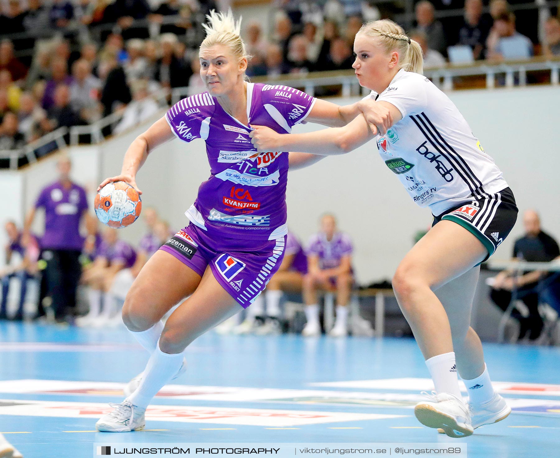 Skara HF-Kungälvs HK 22-21,dam,Skara Idrottshall,Skara,Sverige,Handboll,,2019,222853