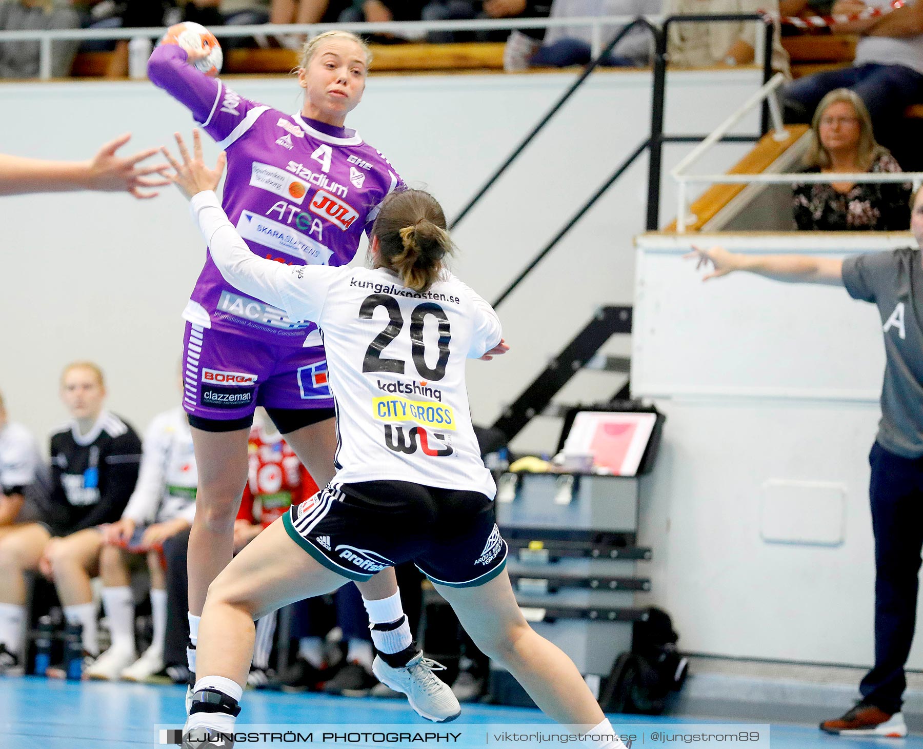 Skara HF-Kungälvs HK 22-21,dam,Skara Idrottshall,Skara,Sverige,Handboll,,2019,222858