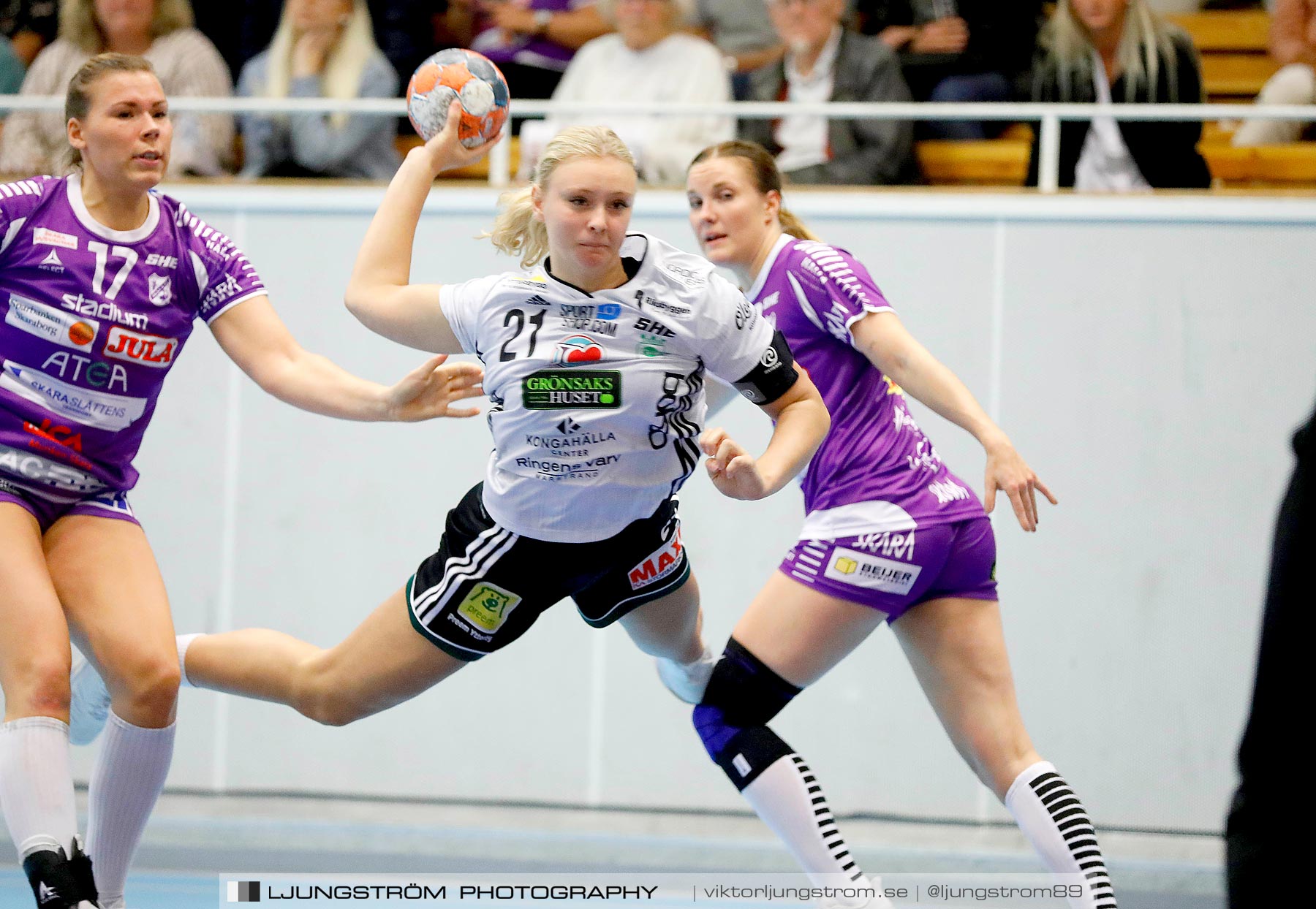 Skara HF-Kungälvs HK 22-21,dam,Skara Idrottshall,Skara,Sverige,Handboll,,2019,222891