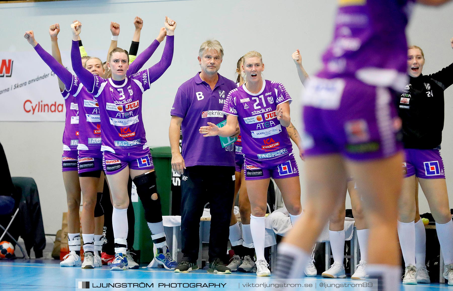 Skara HF-Kungälvs HK 22-21,dam,Skara Idrottshall,Skara,Sverige,Handboll,,2019,222896