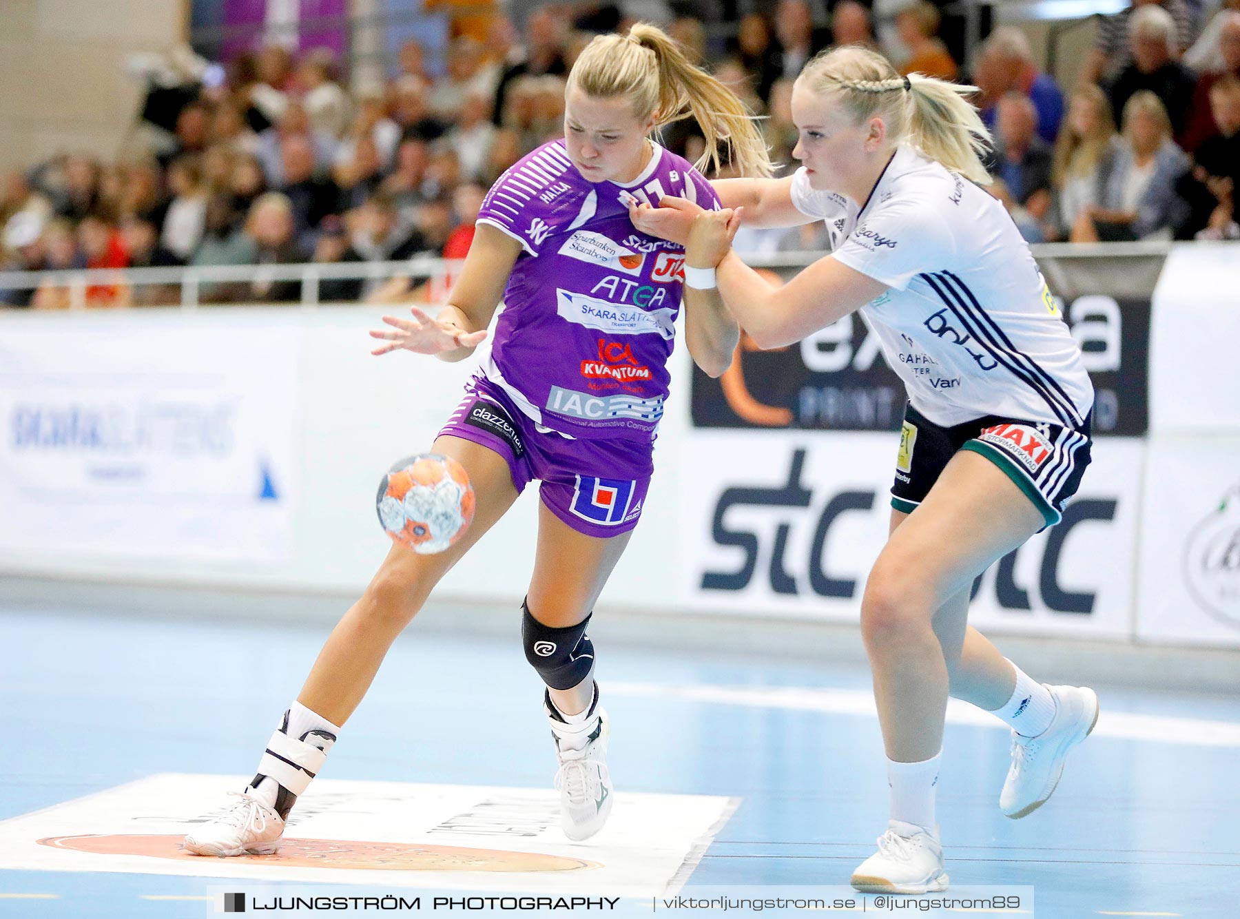 Skara HF-Kungälvs HK 22-21,dam,Skara Idrottshall,Skara,Sverige,Handboll,,2019,222912