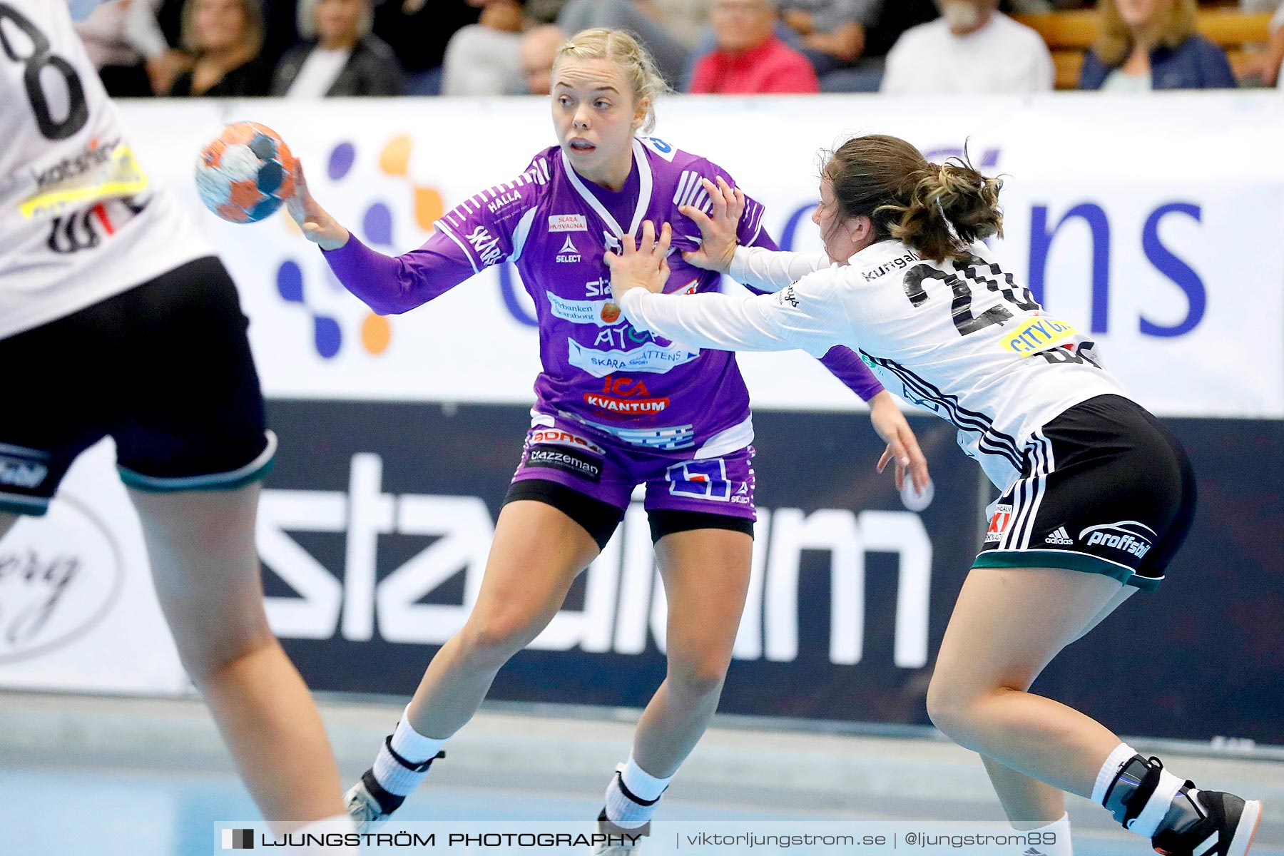 Skara HF-Kungälvs HK 22-21,dam,Skara Idrottshall,Skara,Sverige,Handboll,,2019,222921