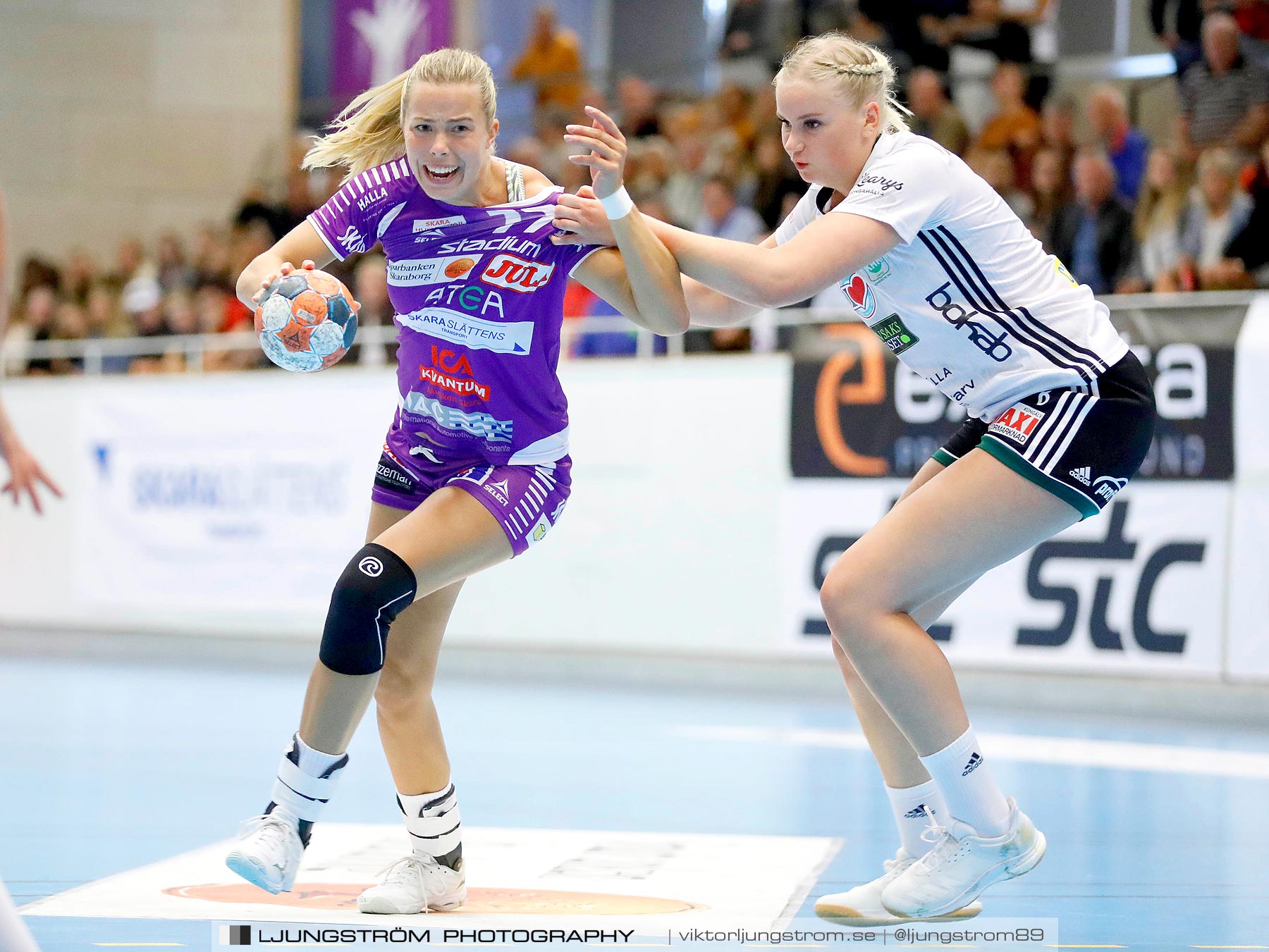 Skara HF-Kungälvs HK 22-21,dam,Skara Idrottshall,Skara,Sverige,Handboll,,2019,222923