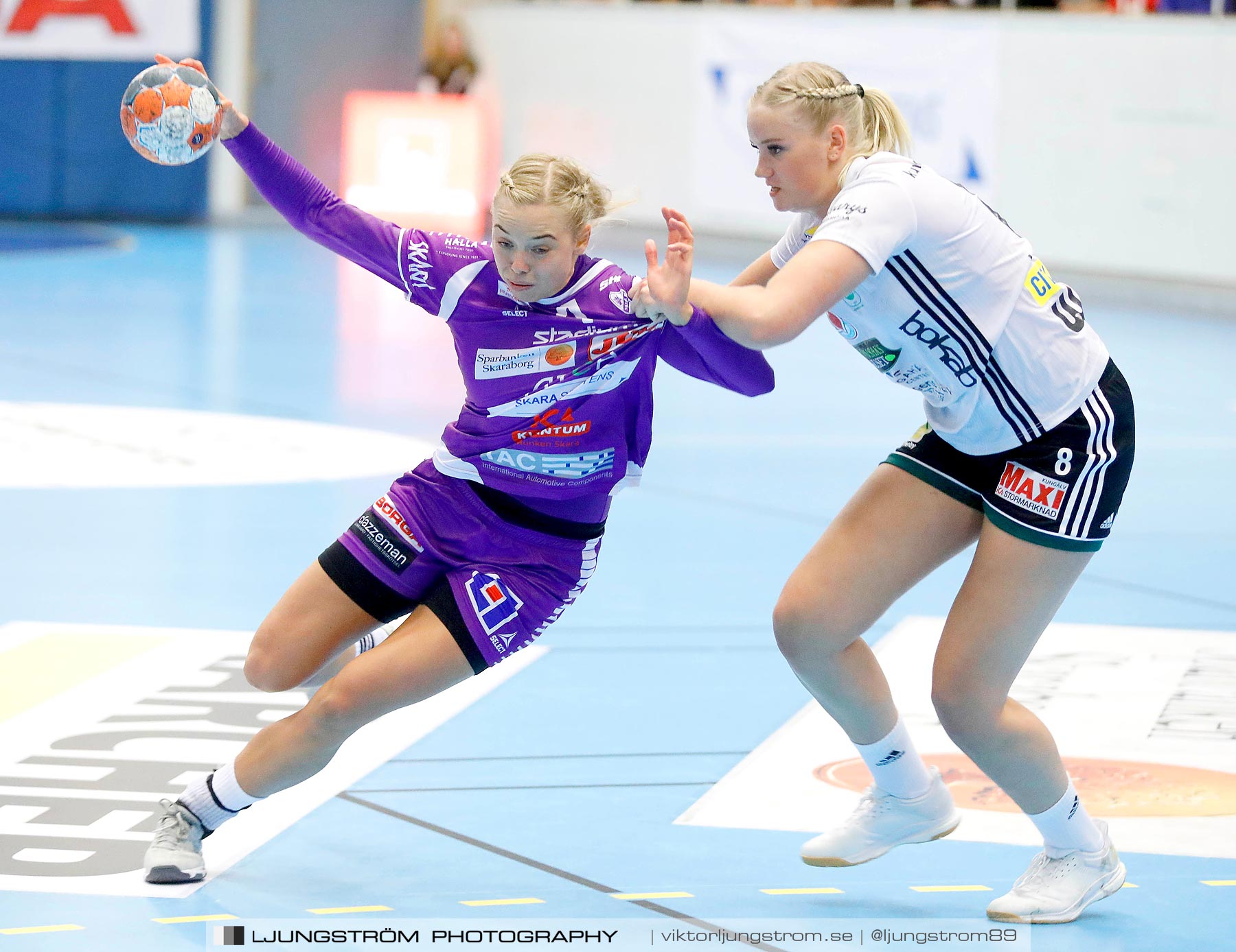 Skara HF-Kungälvs HK 22-21,dam,Skara Idrottshall,Skara,Sverige,Handboll,,2019,222932