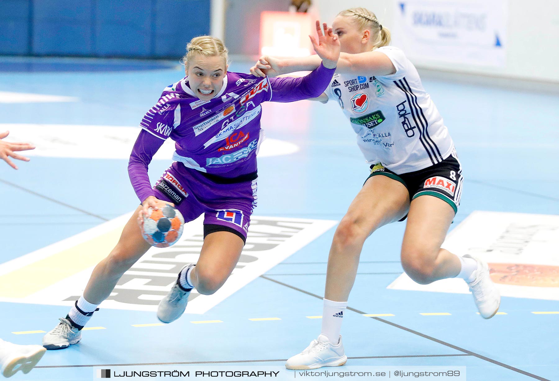 Skara HF-Kungälvs HK 22-21,dam,Skara Idrottshall,Skara,Sverige,Handboll,,2019,222933