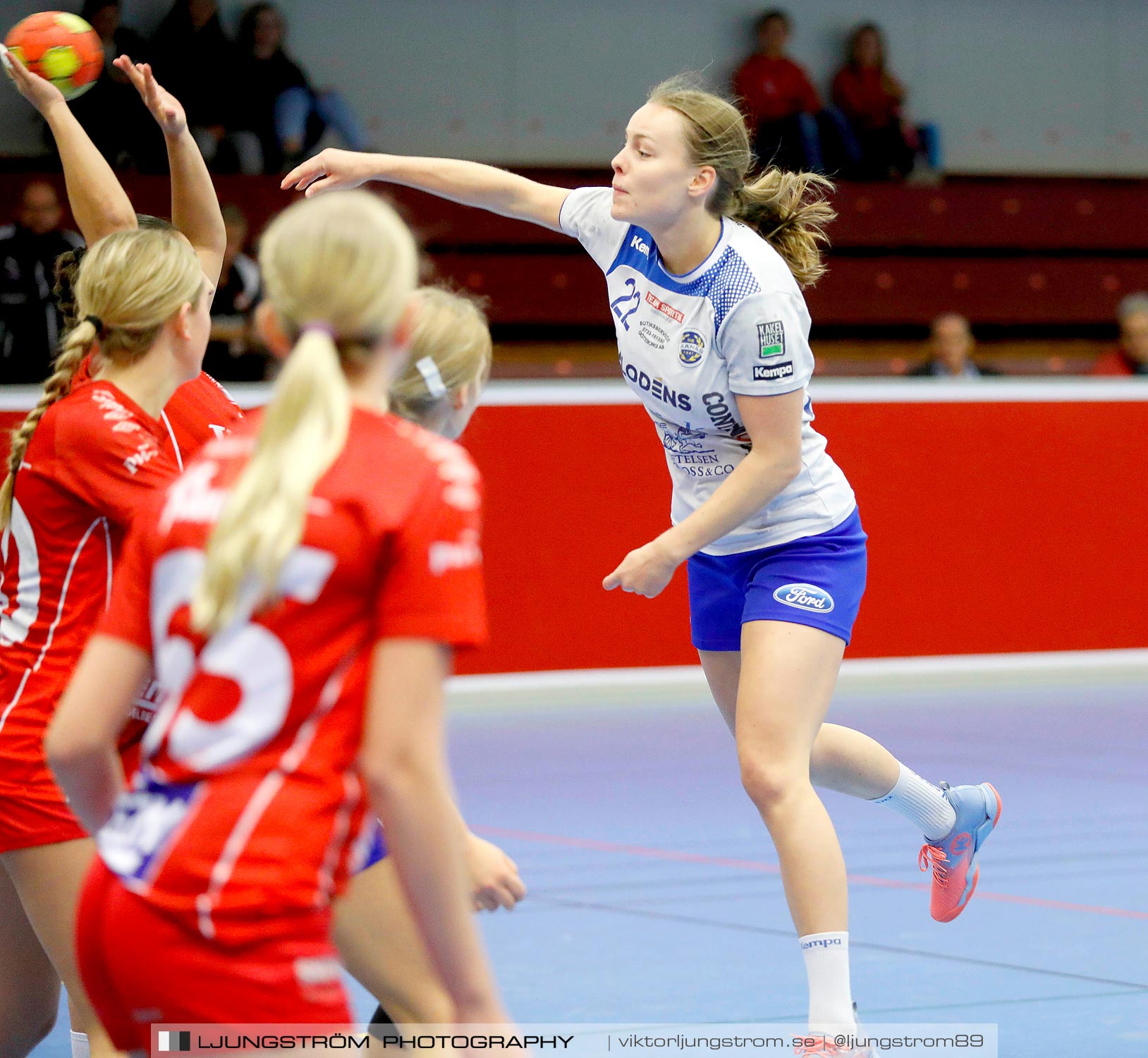 USM F16 Steg 1 Skövde HF 2-HK Aranäs Vit 15-28,dam,Skövde Idrottshall,Skövde,Sverige,Ungdoms-SM,Handboll,2019,223933