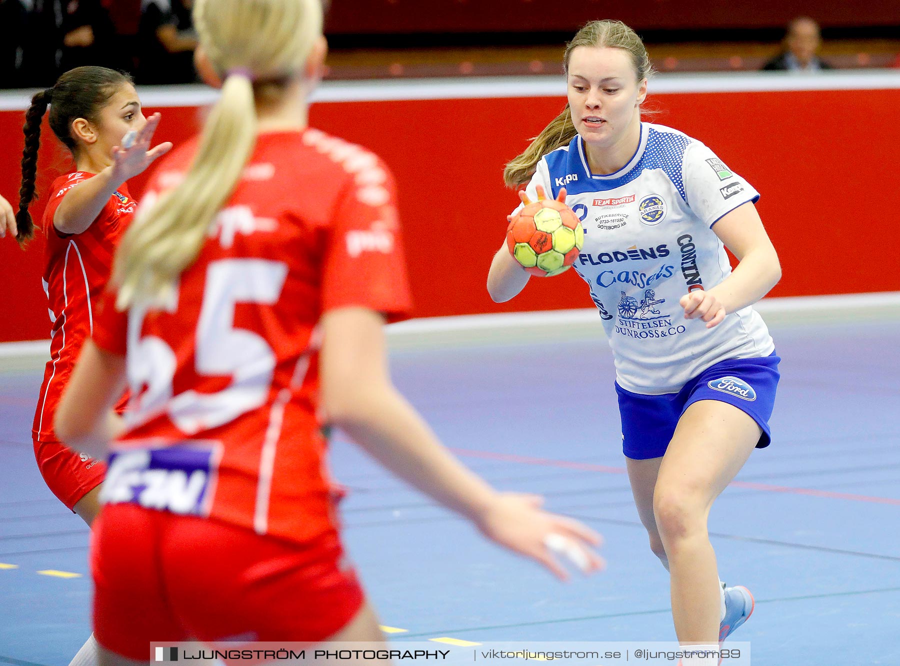 USM F16 Steg 1 Skövde HF 2-HK Aranäs Vit 15-28,dam,Skövde Idrottshall,Skövde,Sverige,Ungdoms-SM,Handboll,2019,223935