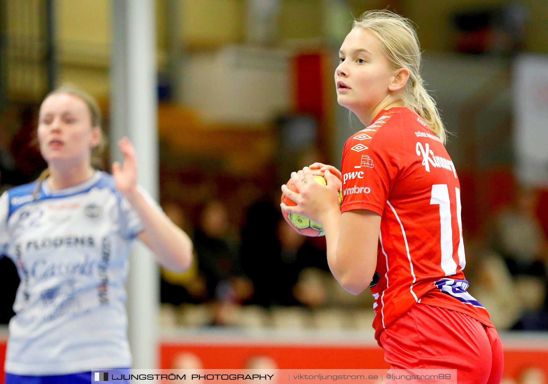 USM F16 Steg 1 Skövde HF 2-HK Aranäs Vit 15-28,dam,Skövde Idrottshall,Skövde,Sverige,Ungdoms-SM,Handboll,2019,223942