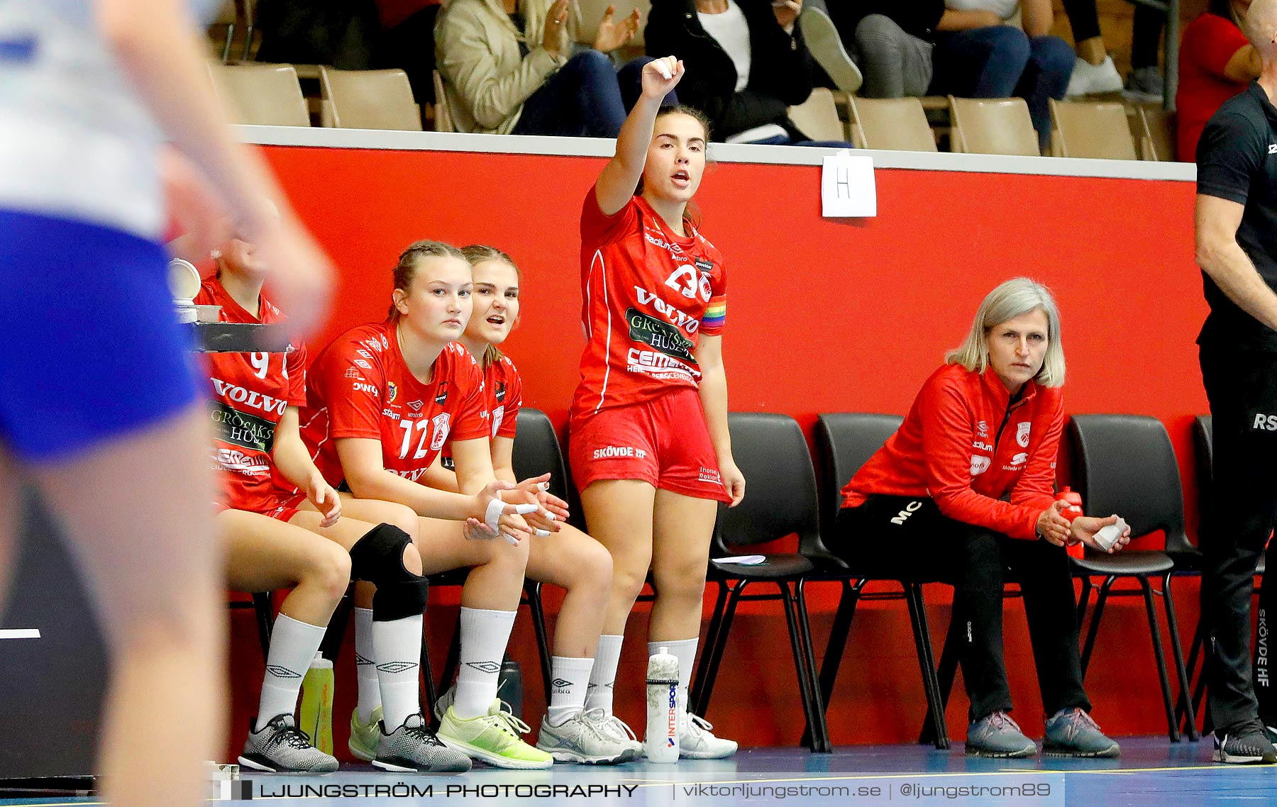 USM F16 Steg 1 Skövde HF 2-HK Aranäs Vit 15-28,dam,Skövde Idrottshall,Skövde,Sverige,Ungdoms-SM,Handboll,2019,223943