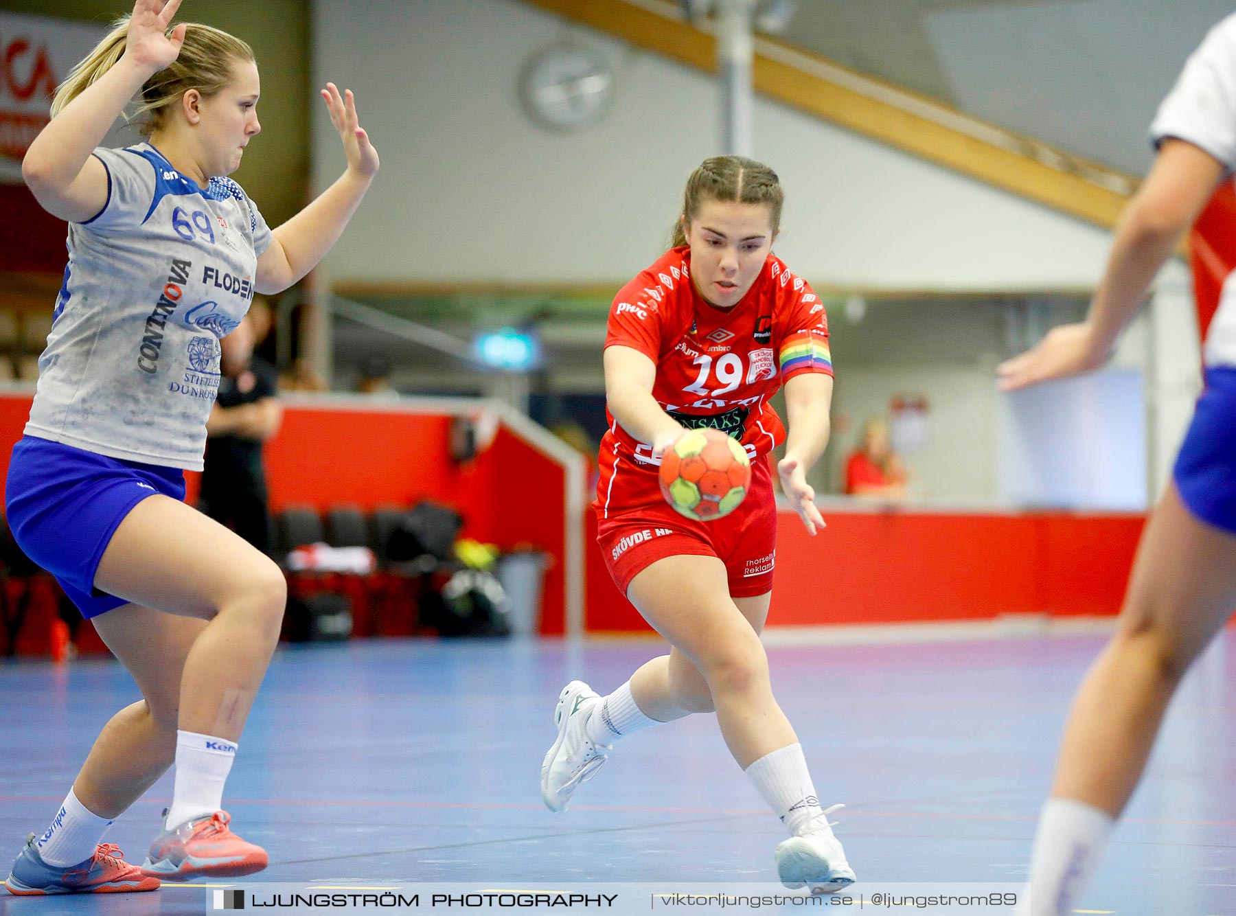 USM F16 Steg 1 Skövde HF 2-HK Aranäs Vit 15-28,dam,Skövde Idrottshall,Skövde,Sverige,Ungdoms-SM,Handboll,2019,223955