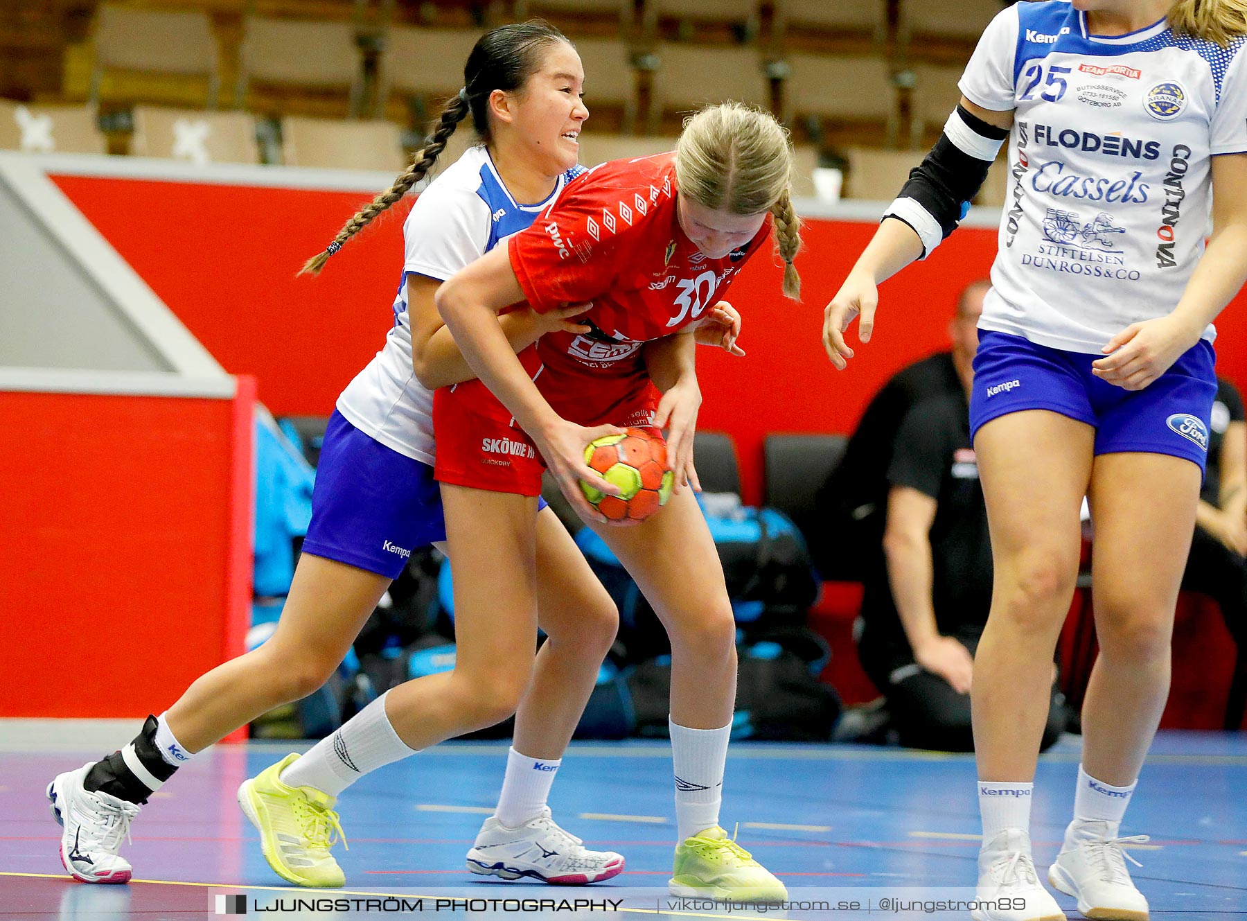 USM F16 Steg 1 Skövde HF 2-HK Aranäs Vit 15-28,dam,Skövde Idrottshall,Skövde,Sverige,Ungdoms-SM,Handboll,2019,223963