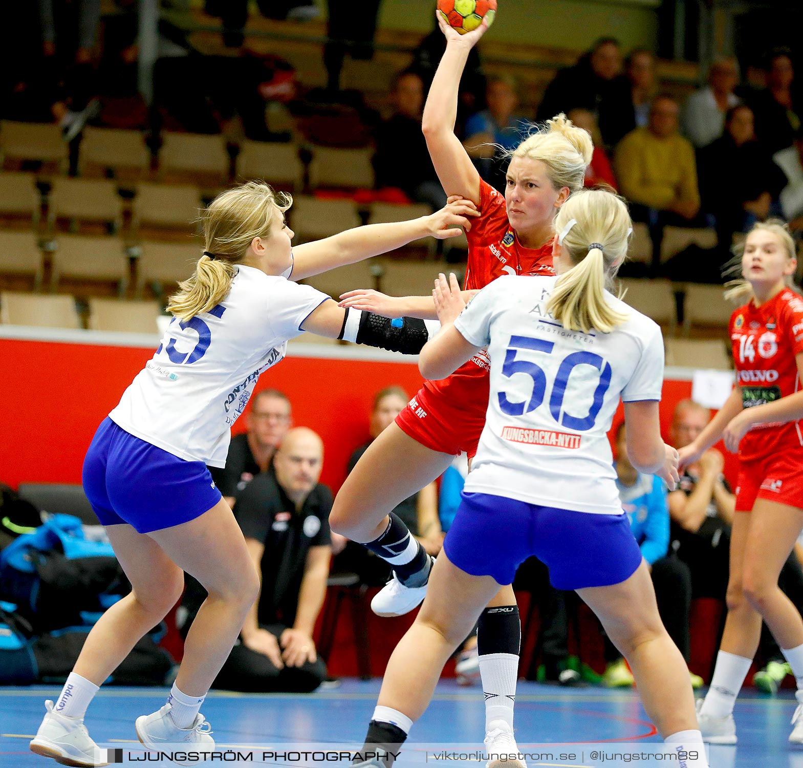 USM F16 Steg 1 Skövde HF 2-HK Aranäs Vit 15-28,dam,Skövde Idrottshall,Skövde,Sverige,Ungdoms-SM,Handboll,2019,223966